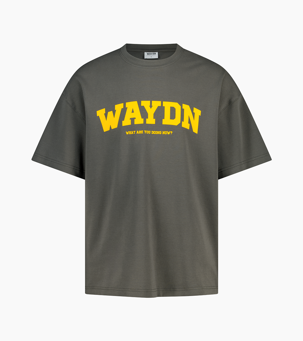 웨이든(WAYDN) [WAYDN][3PACK]라운딩 로고 오버핏 반팔