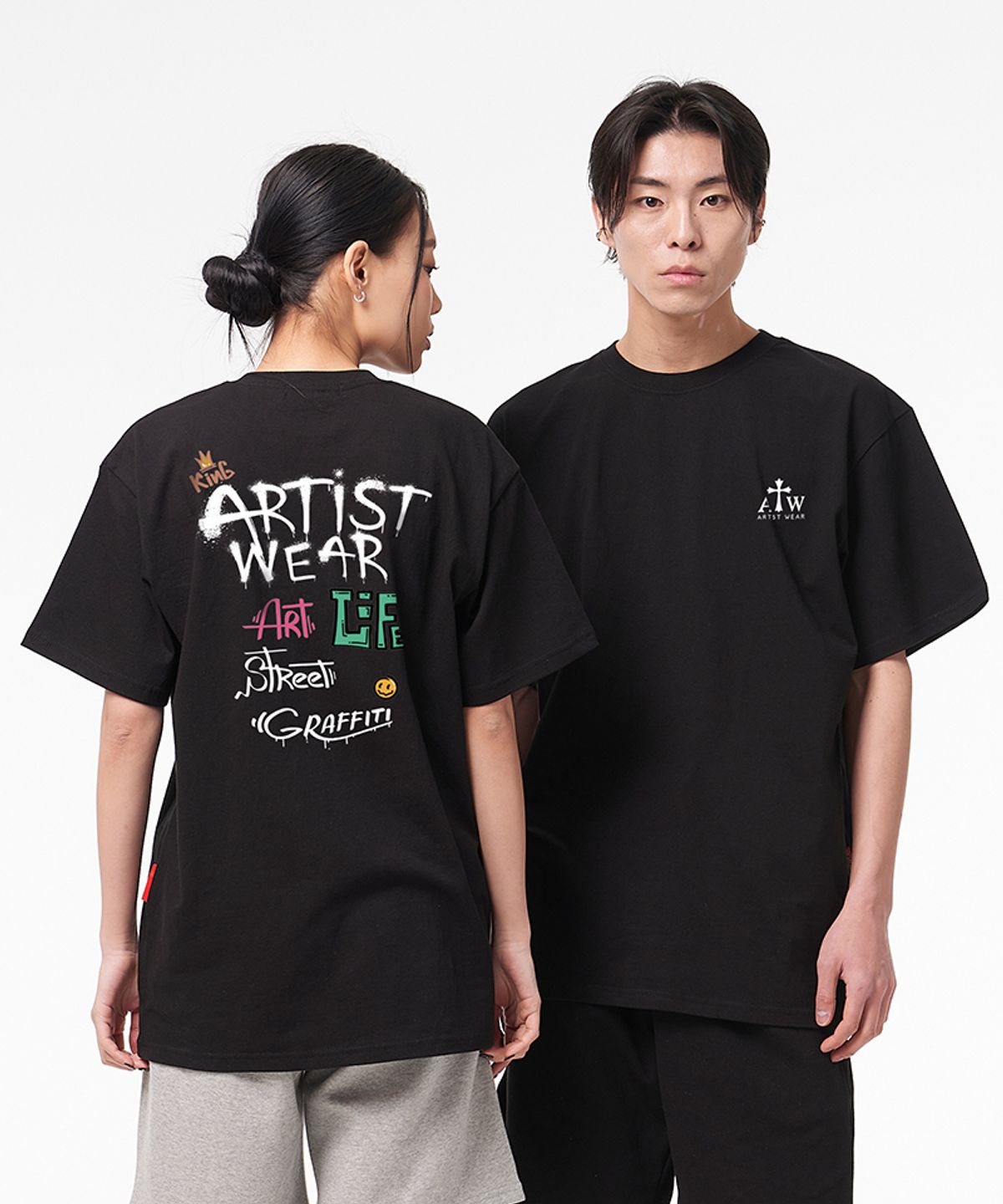 아티스트웨어(ARTISTWEAR) [ATW] 스트릿라이프 티셔츠