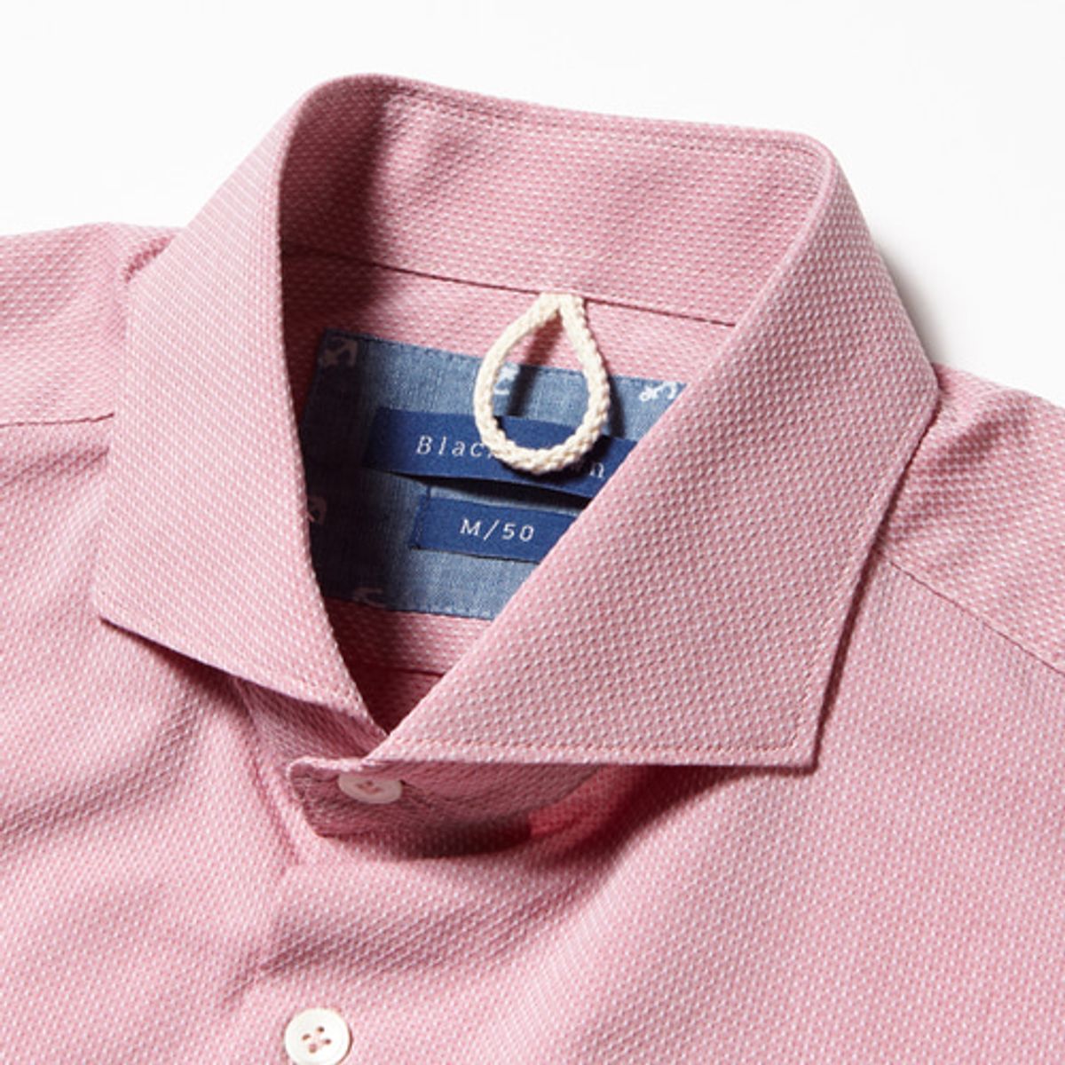 블랙브라운(BLACKBROWN) (LEGGIUNO) 도비프린트 코튼셔츠 [PINK]