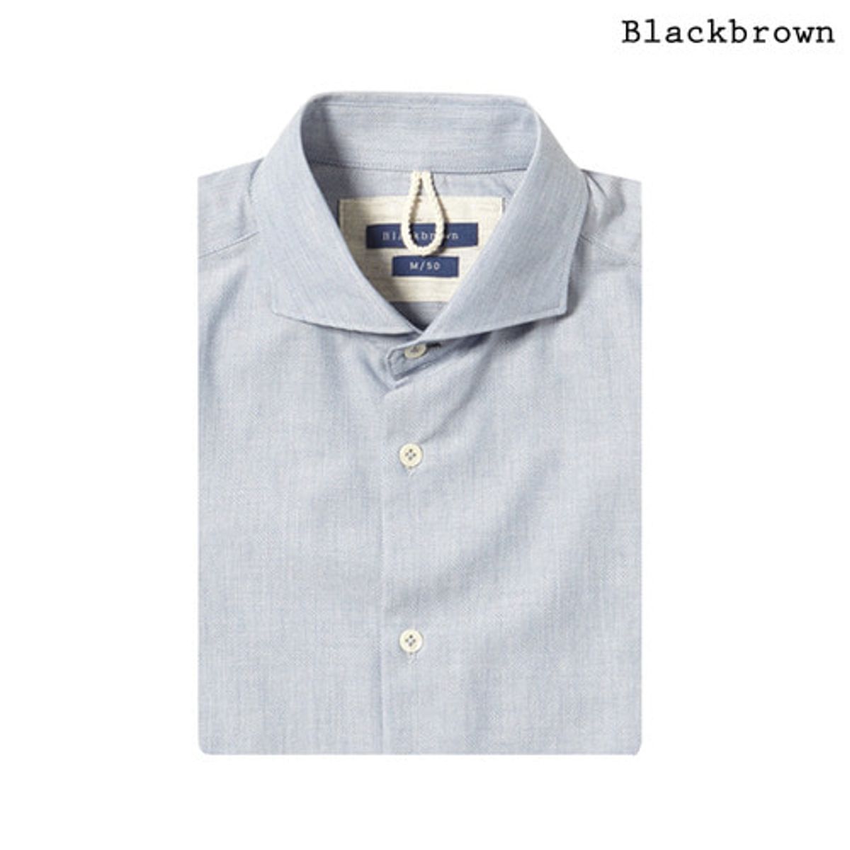 블랙브라운(BLACKBROWN) (LEGGIUNO) 도비워싱 코튼셔츠 [SKYBLUE]