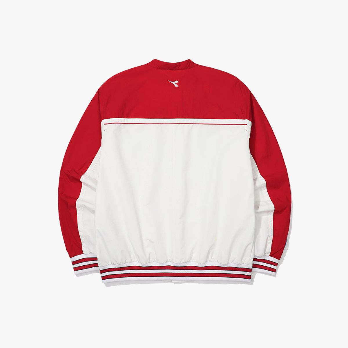디아도라(diadora) 피트크루 컬러블럭 자켓 WHITE