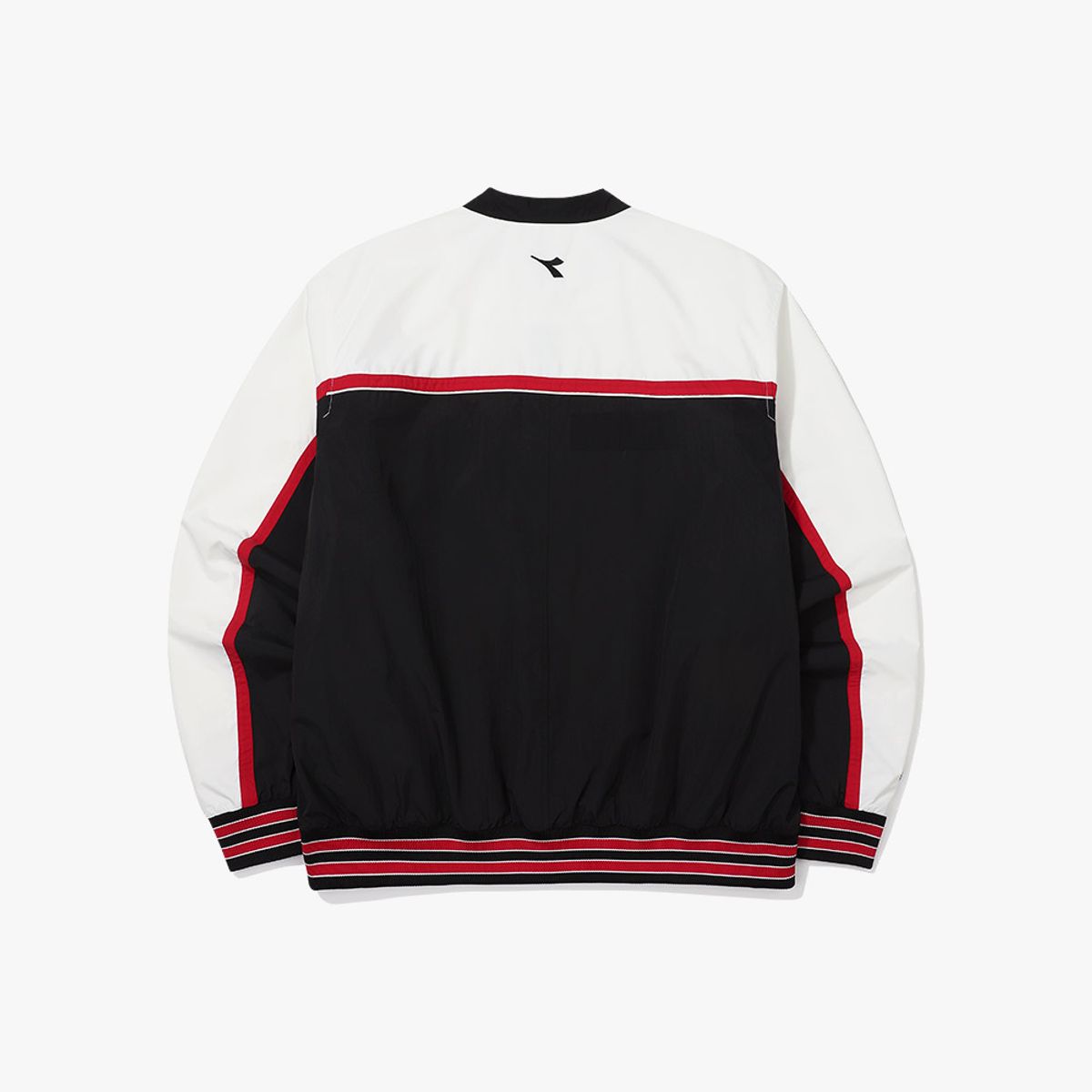 디아도라(diadora) 피트크루 컬러블럭 자켓 BLACK