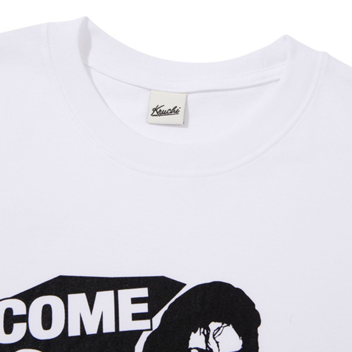 크루치(KRUCHI) GREEDY T-SHIRT (WHITE)