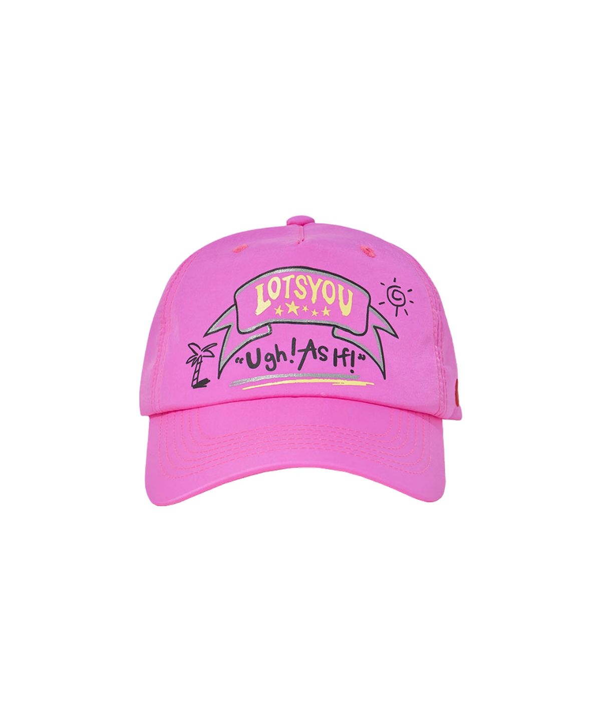 라츠유(LOTSYOU) lotsyou_Tropical nylon ball cap Pink
