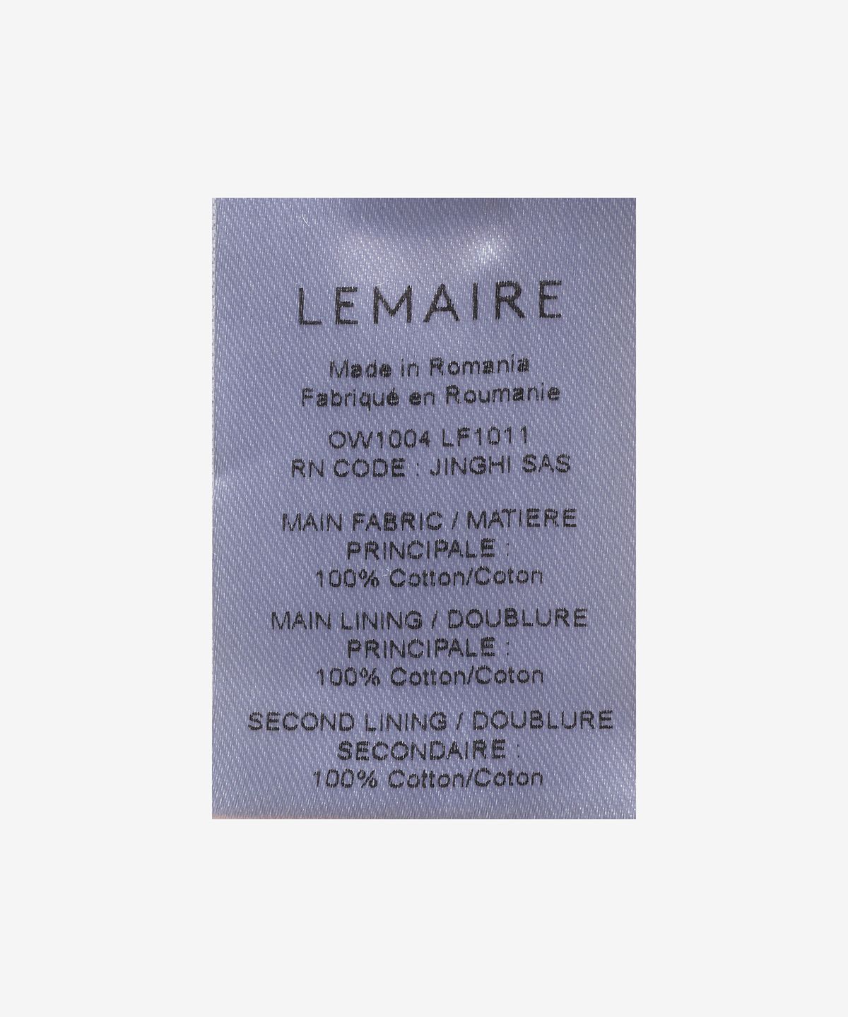 르메르(LEMAIRE) 남성 박시 블루종 재킷 - 다크그레이 / OW1004LF1011BK959