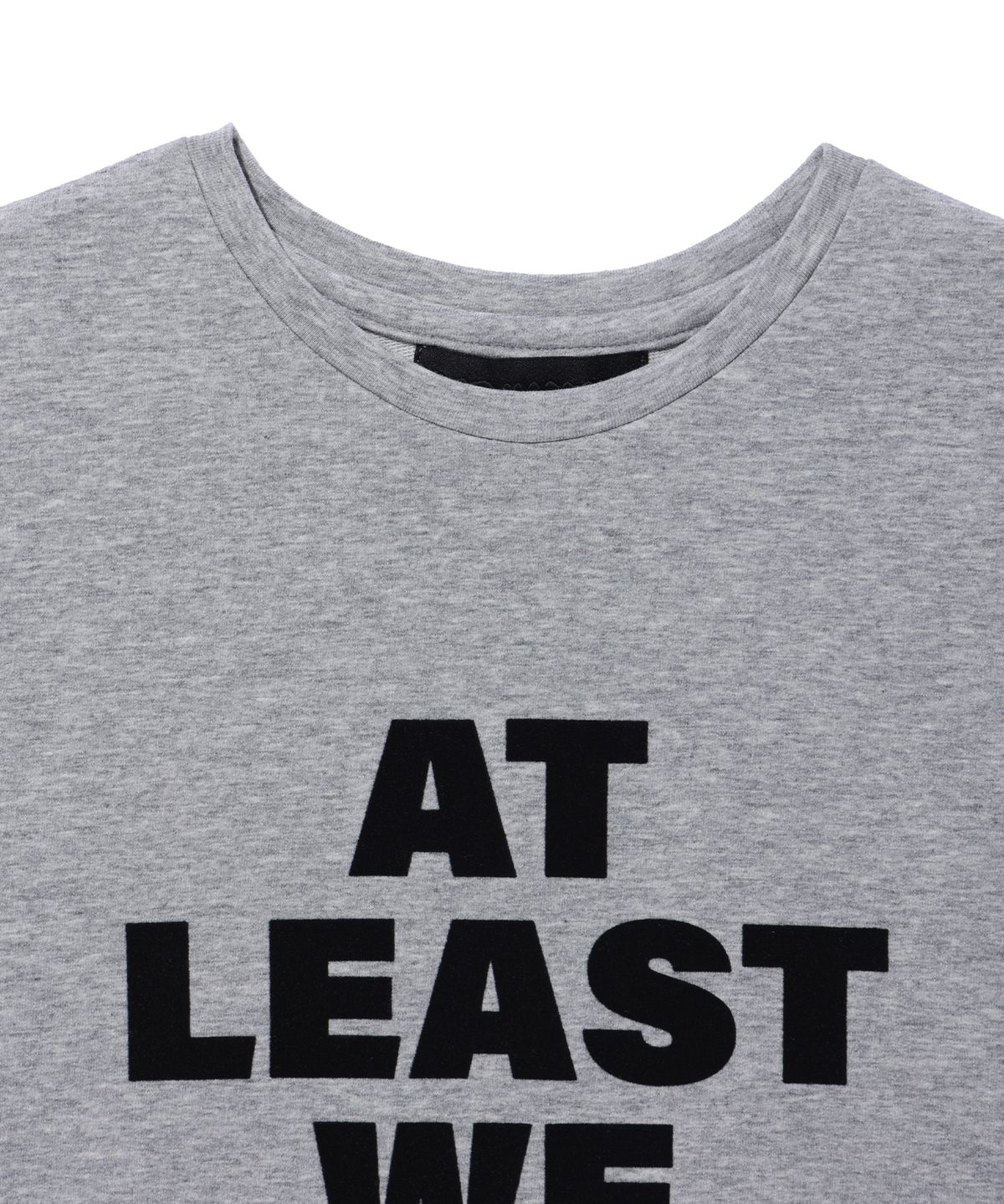 유희(YOUHEE) LETTERING T-SHIRT MELANGE GREY