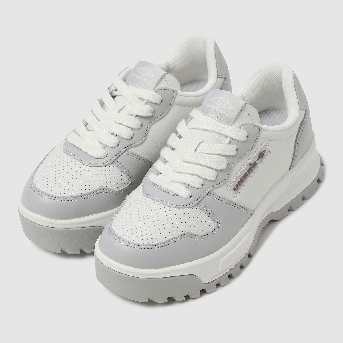 엄브로(UMBRO) SLOVY (슬로비) 화이트 그레이(UO323CCU85)