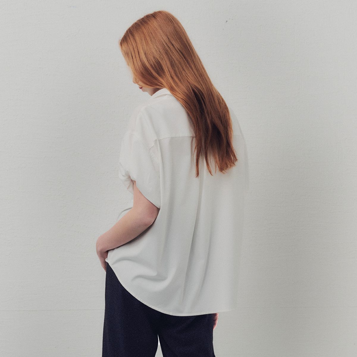 웬스데이딜라잇(WEDNESDAY DELIGHT) WED_French simple puff shirt_WHITE