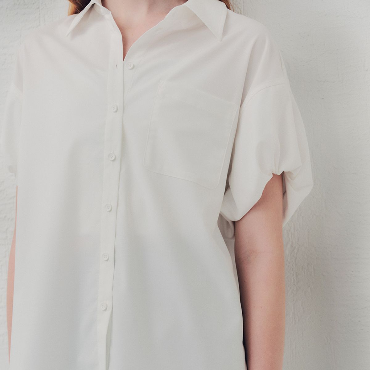 웬스데이딜라잇(WEDNESDAY DELIGHT) WED_French simple puff shirt_WHITE