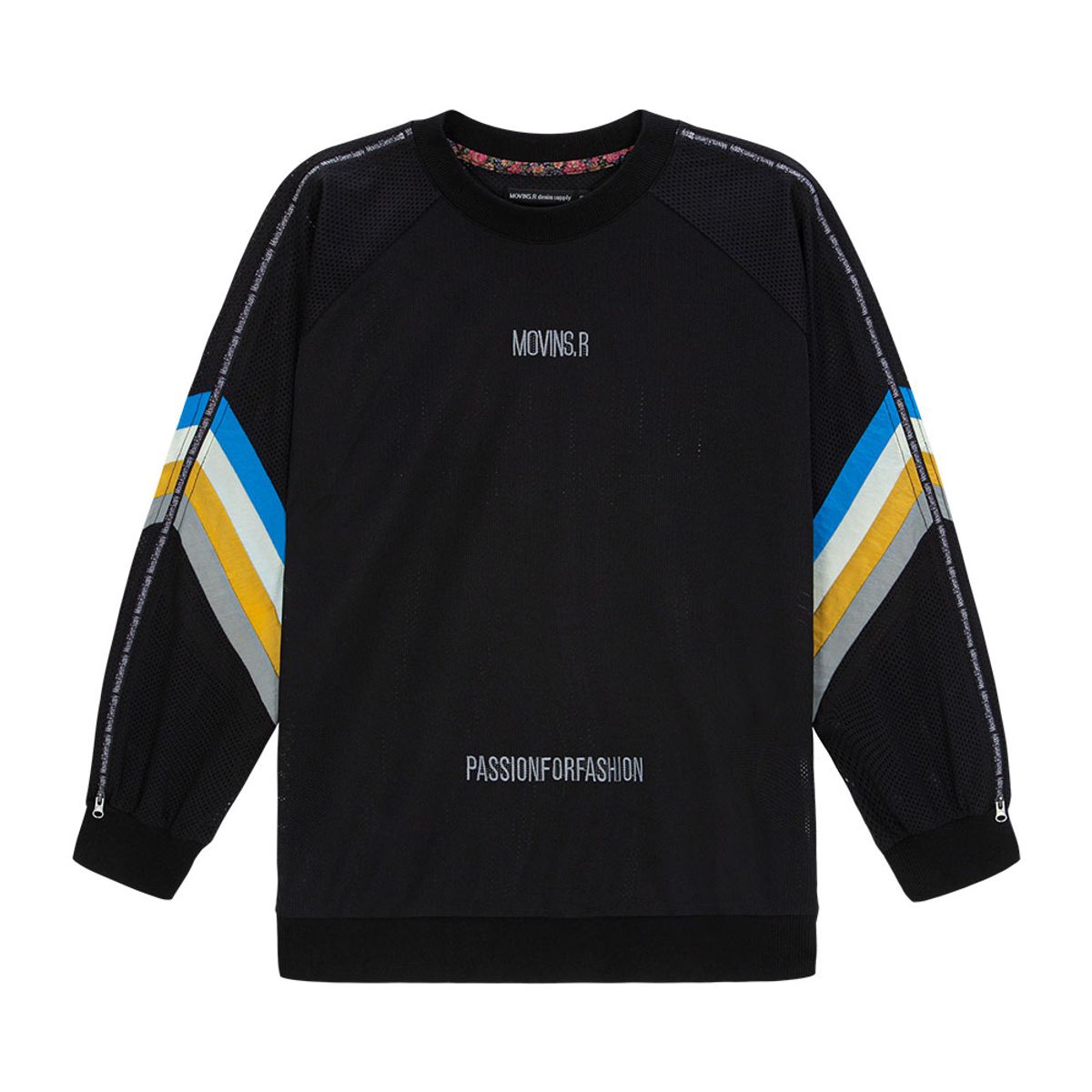 모빈스알(MOVINS.R) PENNA AZUR MESH TOP