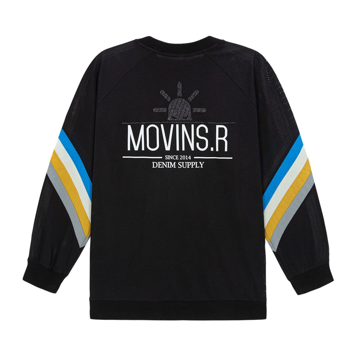 모빈스알(MOVINS.R) PENNA AZUR MESH TOP
