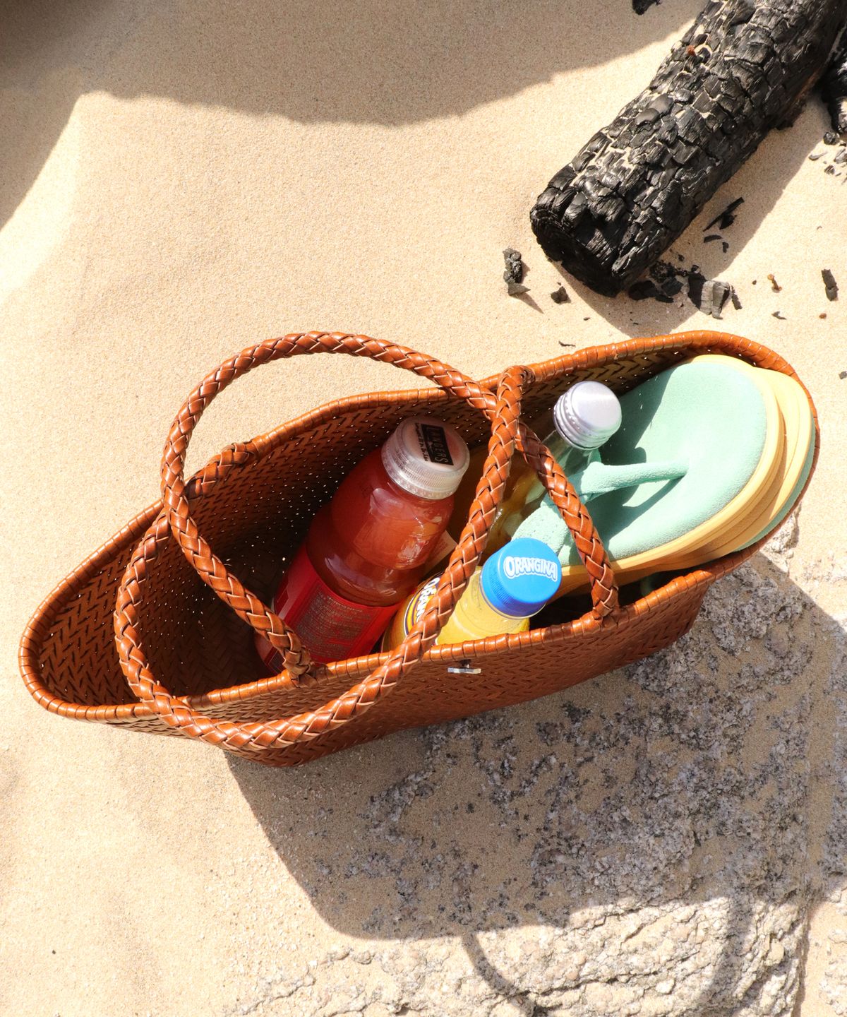 엘케블룸(ELKE BLOEM) WILLOW BROWN LEATHER BASKET BAG