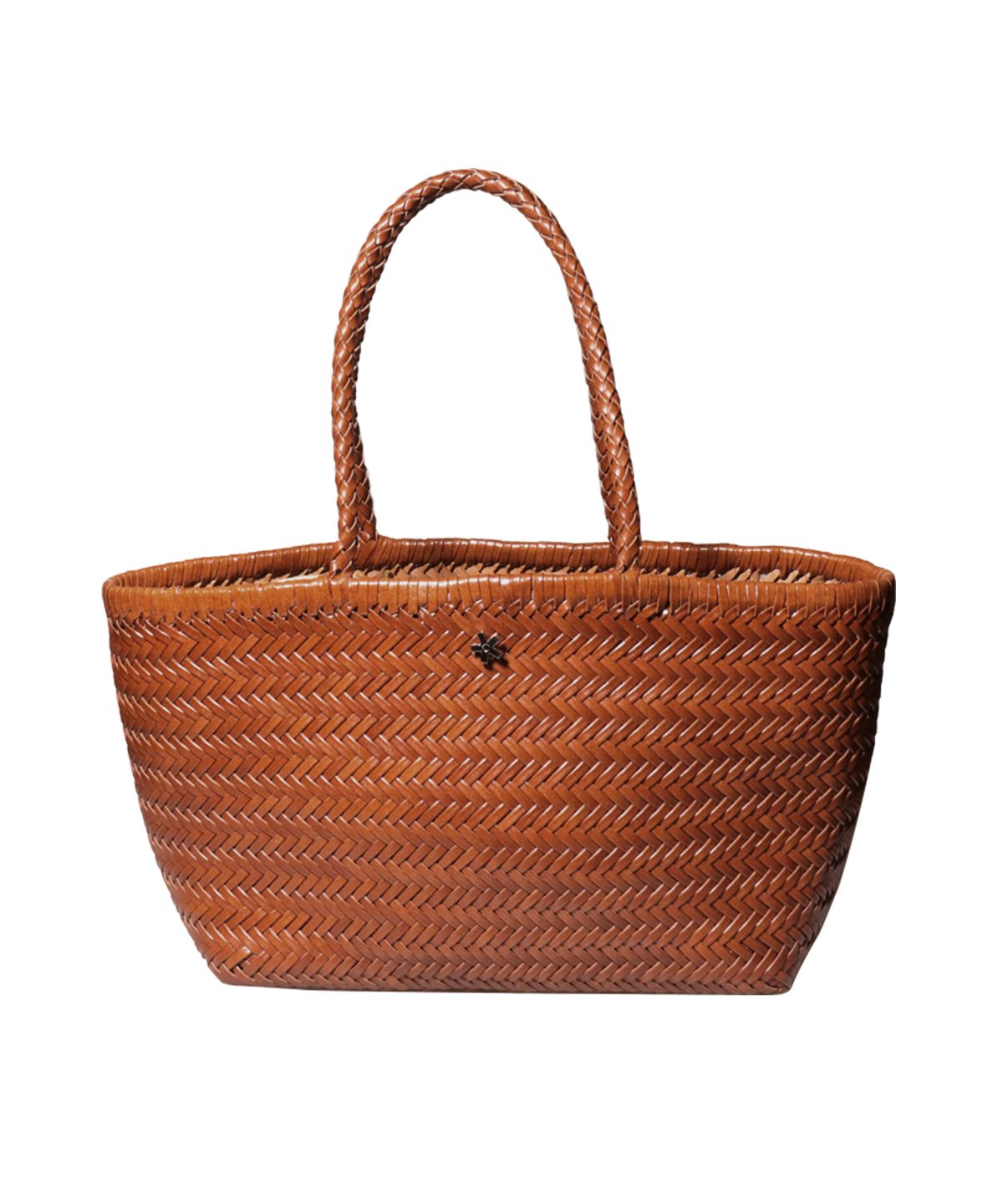 엘케블룸(ELKE BLOEM) WILLOW BROWN LEATHER BASKET BAG
