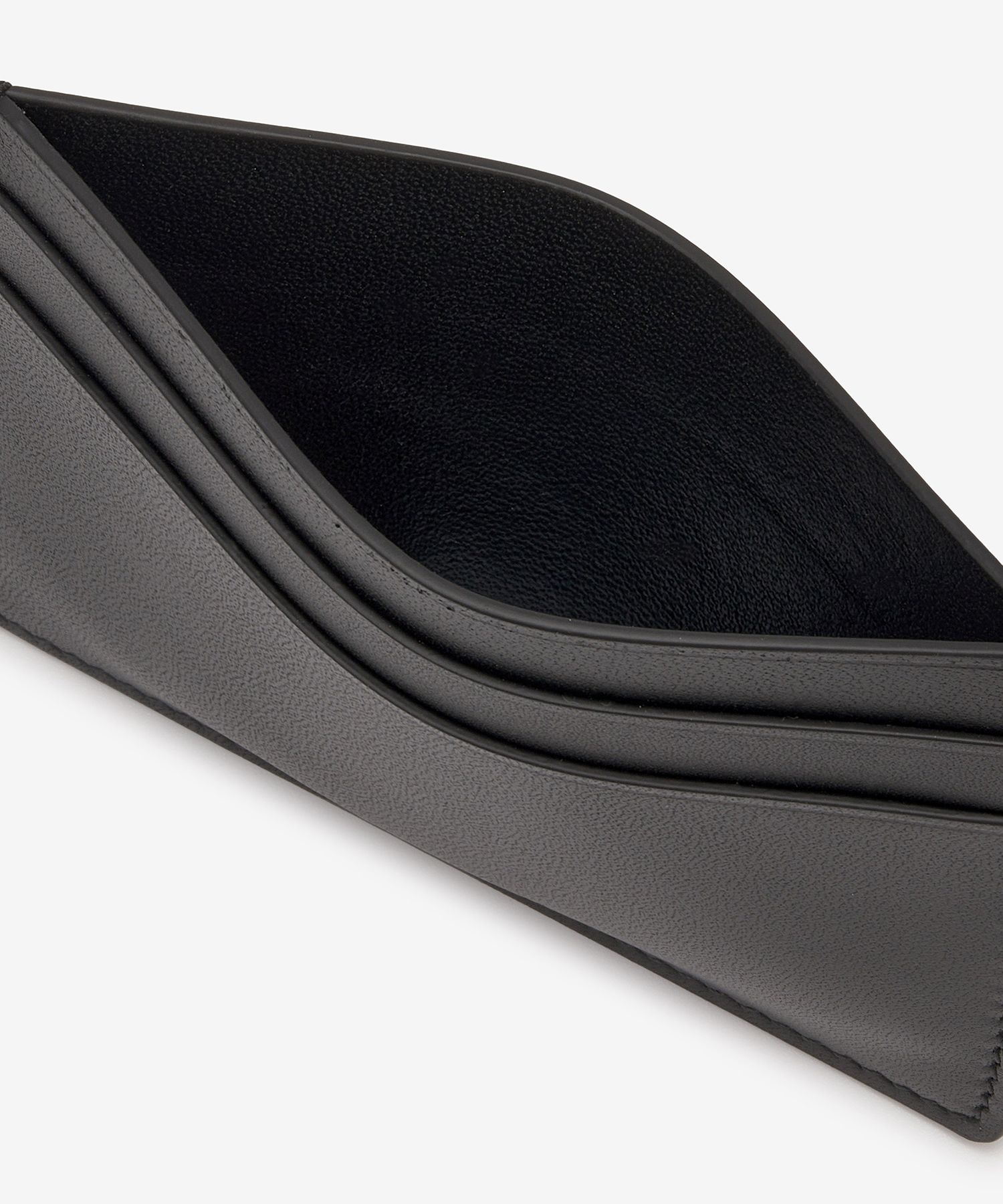MUSINSA公式 | JIL SANDER Logo Leather Card Holder - Black