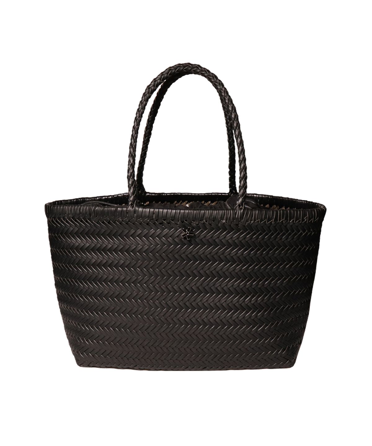 엘케블룸(ELKE BLOEM) WILLOW BLACK LEATHER BASKET BAG