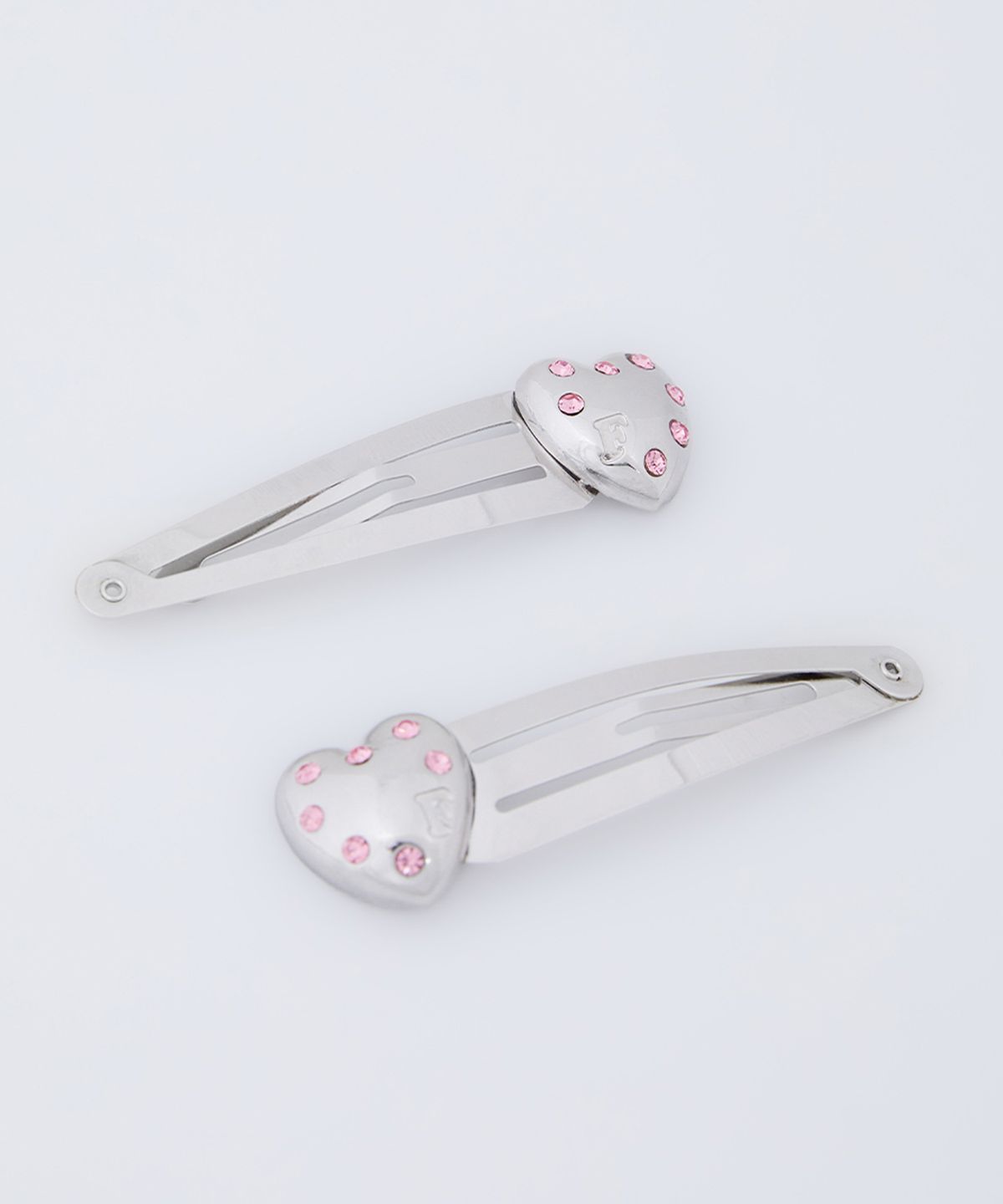 펀프롬펀(FUNFROMFUN) HEART CUBIC HAIR CLIP, PINK