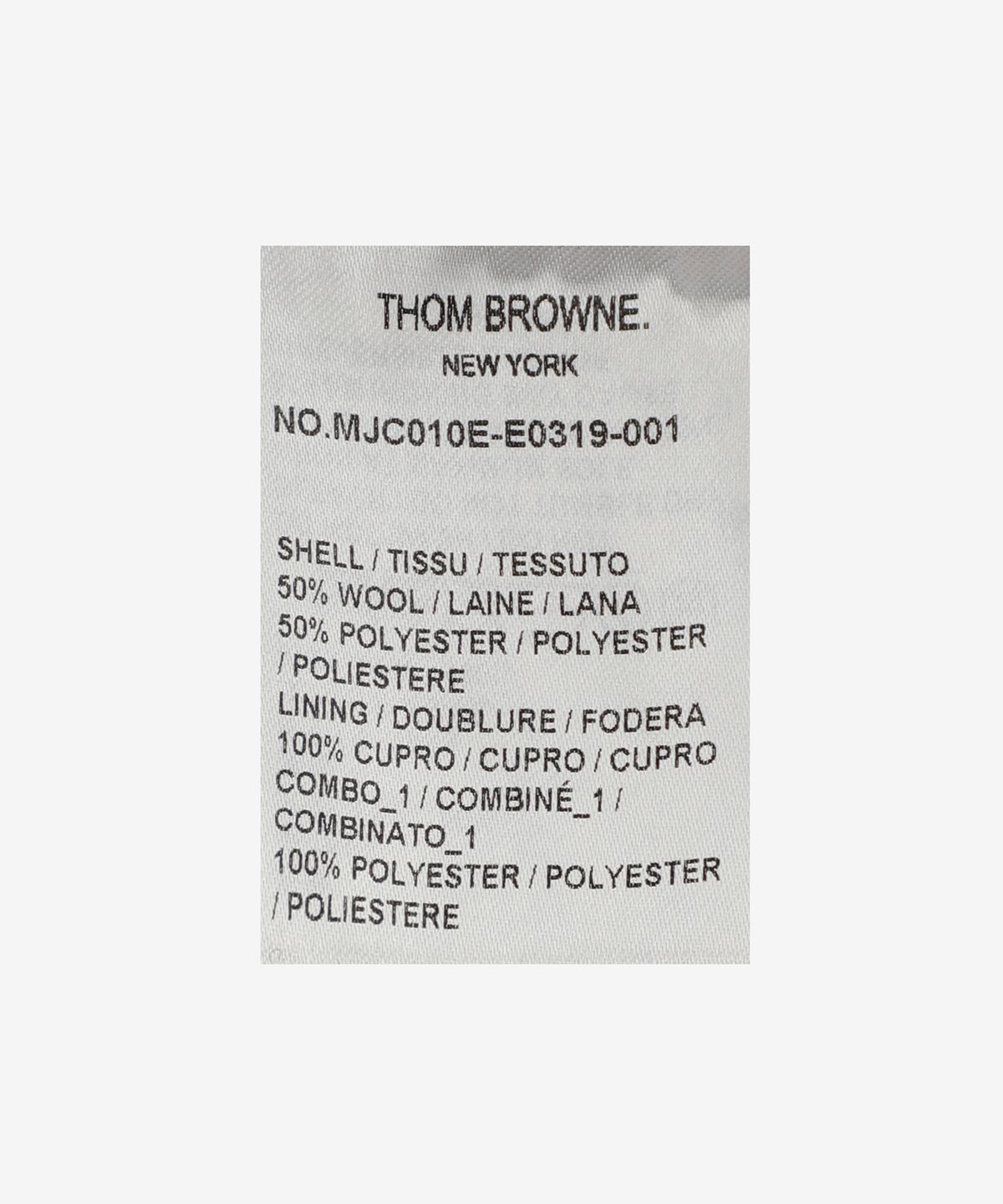 톰 브라운(THOM BROWNE) 애로우 앤 비스 재킷 - 블랙 / MJC010EE0319001