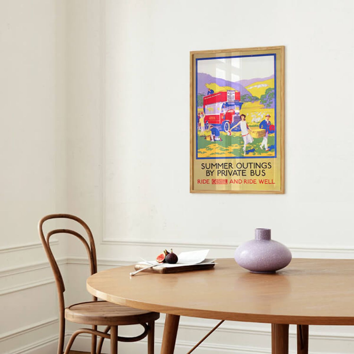 그릿시즌(GREET SEASON) Summer Outings by Private Bus, 1926 (액자 포함)