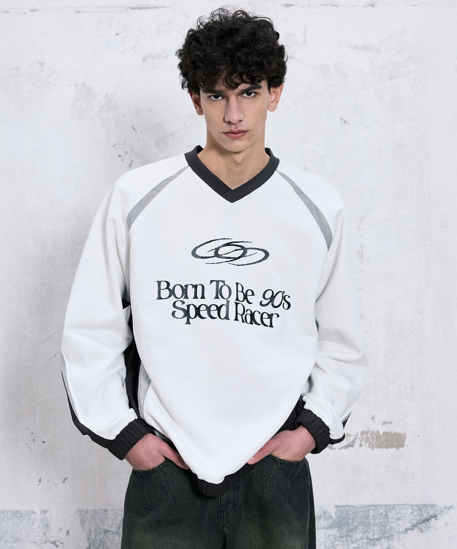 スウェット・トレーナー 1993STUDIO Speed Racer Reglan Sweatshirt XK149 1993STUDIO Speed Racer Reglan Sweatshirt XK149 (1993studio