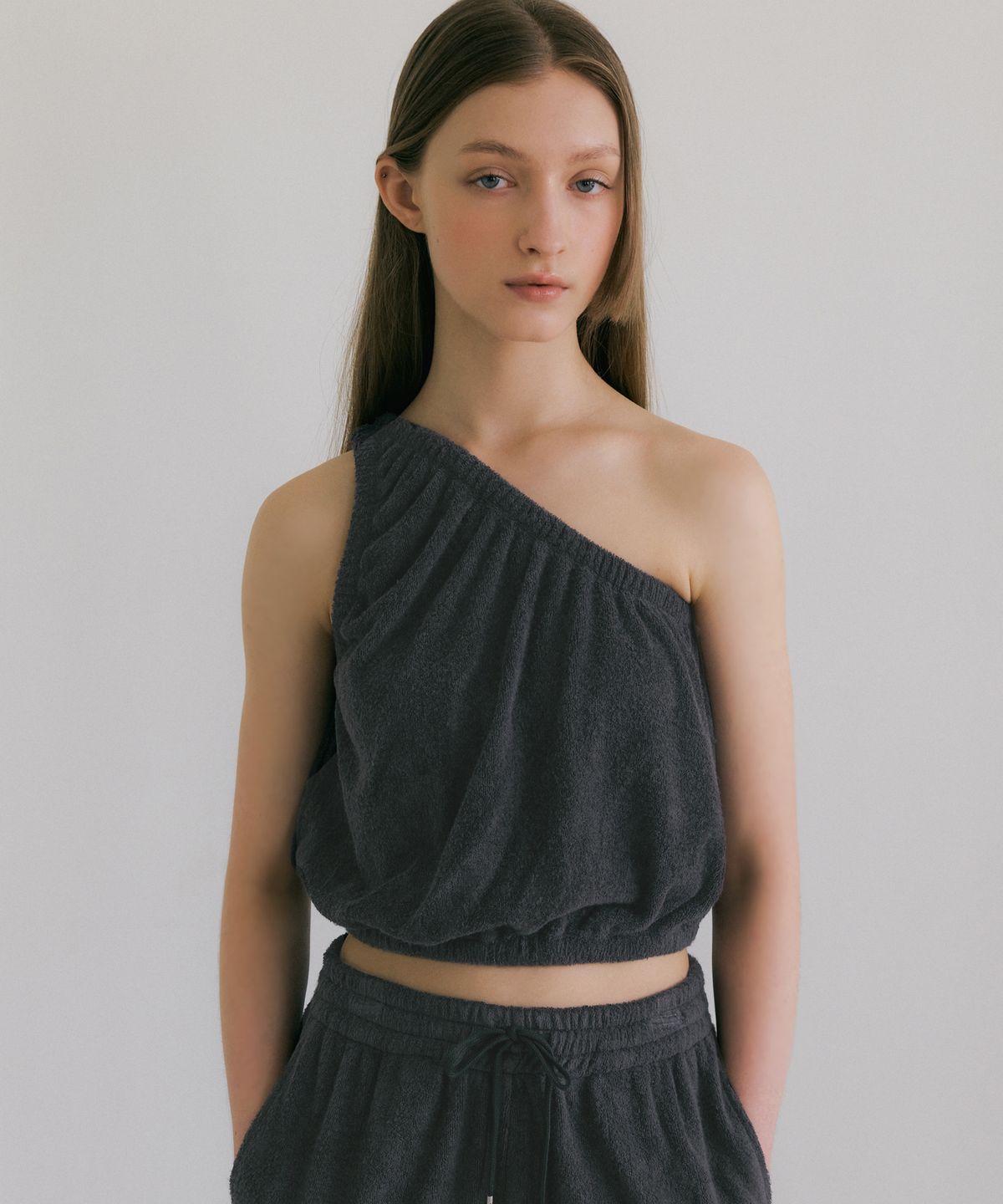오떼뜨(OCTETTE) TERRY ONE SHOULDER_3COLOR
