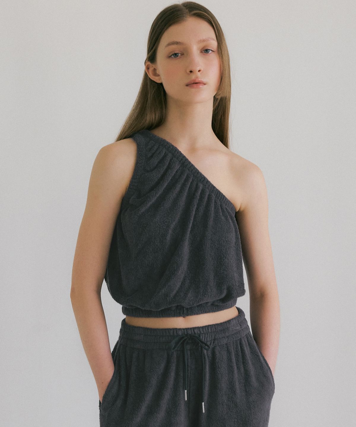 오떼뜨(OCTETTE) TERRY ONE SHOULDER_3COLOR