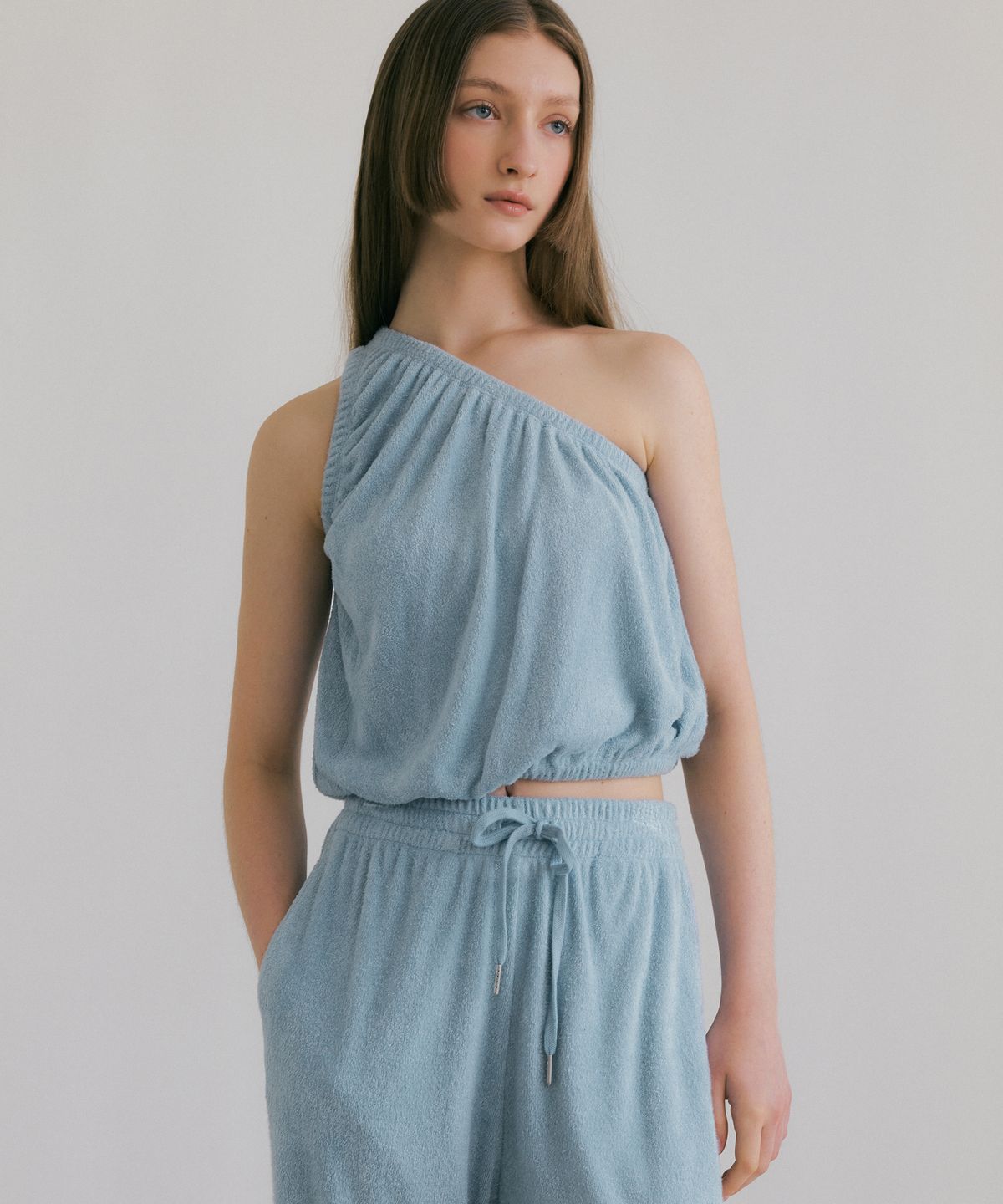 오떼뜨(OCTETTE) TERRY ONE SHOULDER_3COLOR