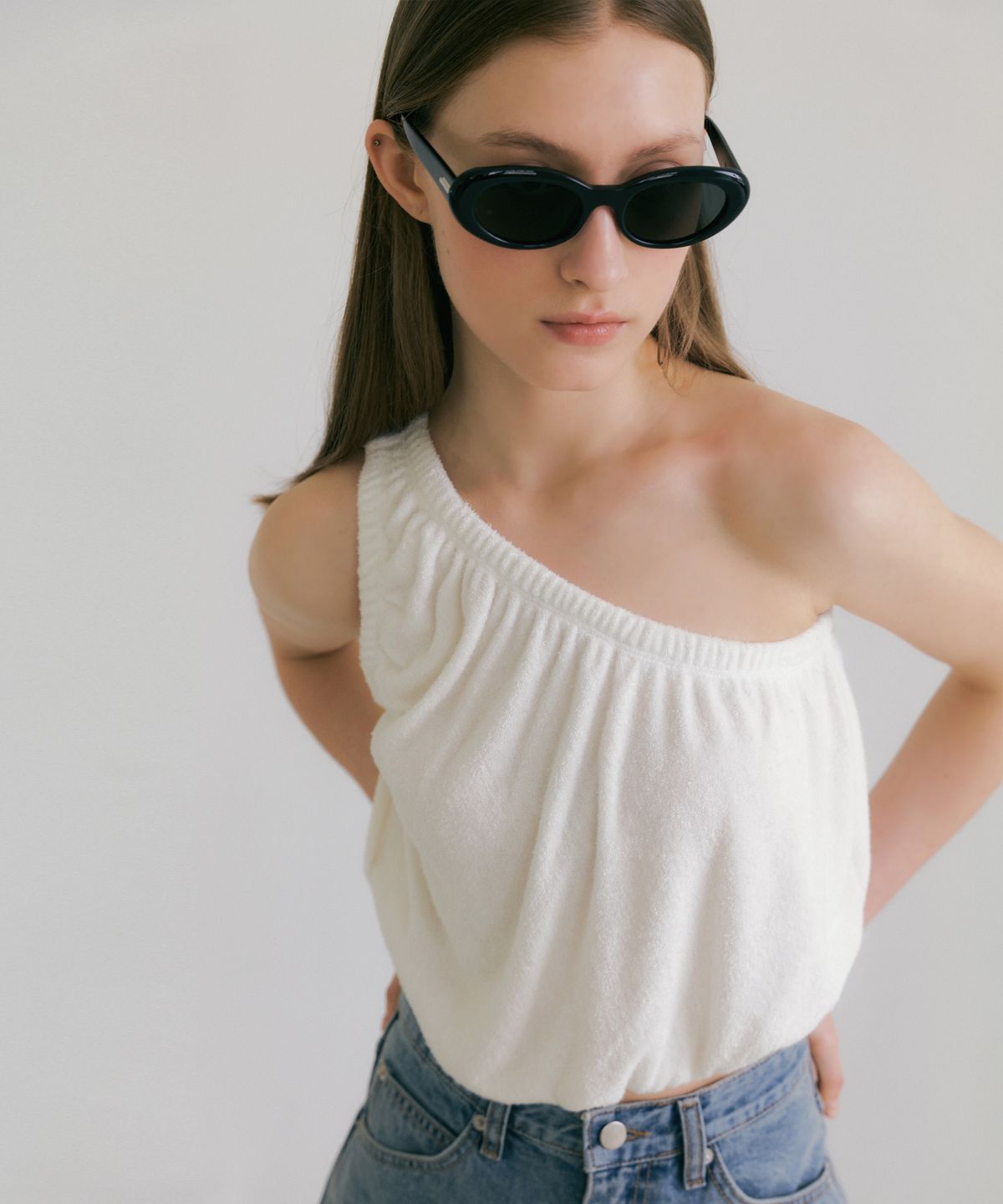 오떼뜨(OCTETTE) TERRY ONE SHOULDER_3COLOR