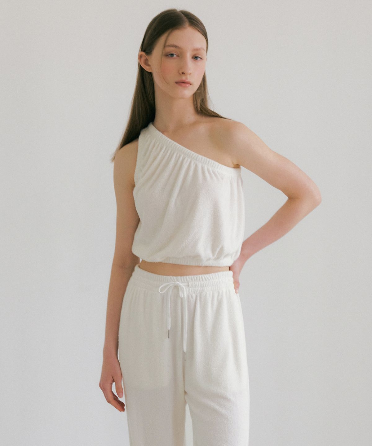 오떼뜨(OCTETTE) TERRY ONE SHOULDER_3COLOR