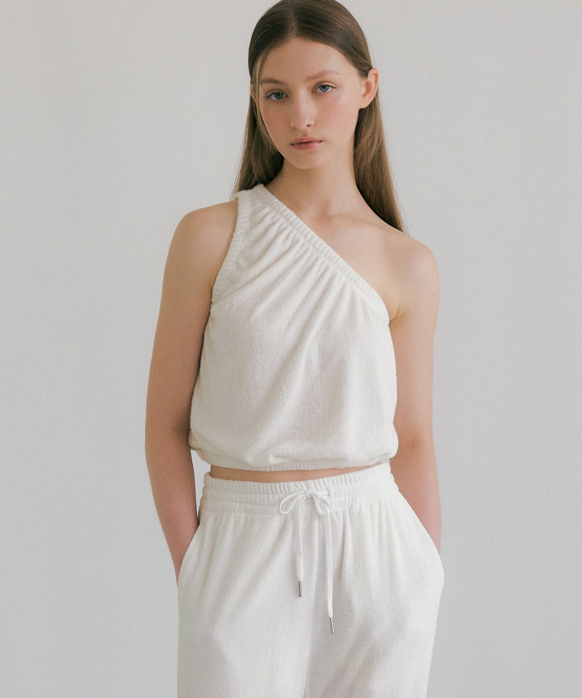 오떼뜨(OCTETTE) TERRY ONE SHOULDER_3COLOR