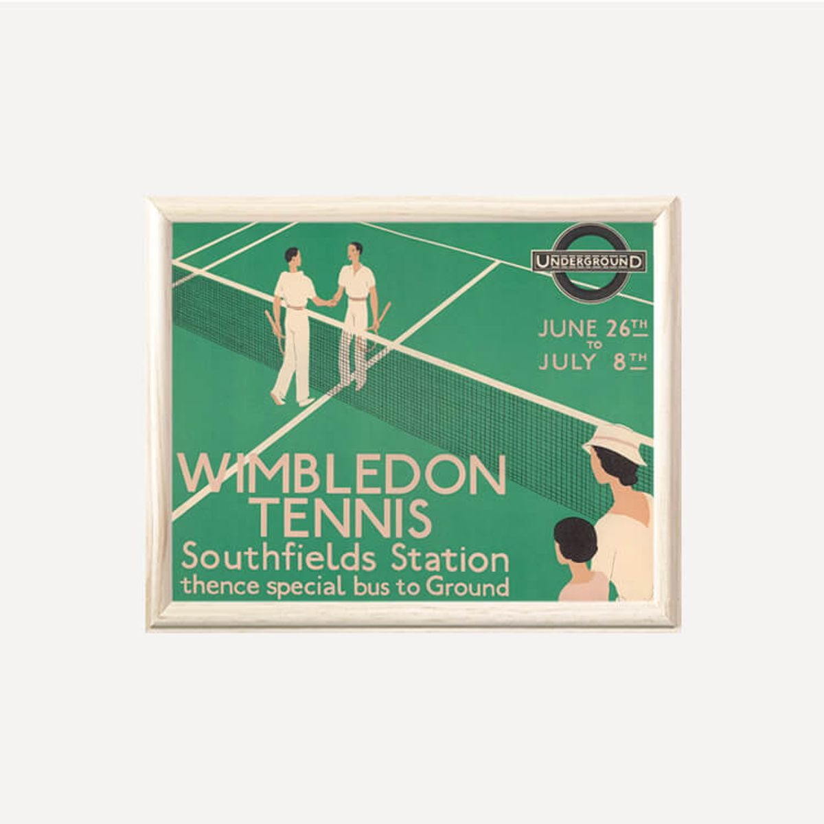 그릿시즌(GREET SEASON) Wimbledon Tennis, 1933 (액자 포함)