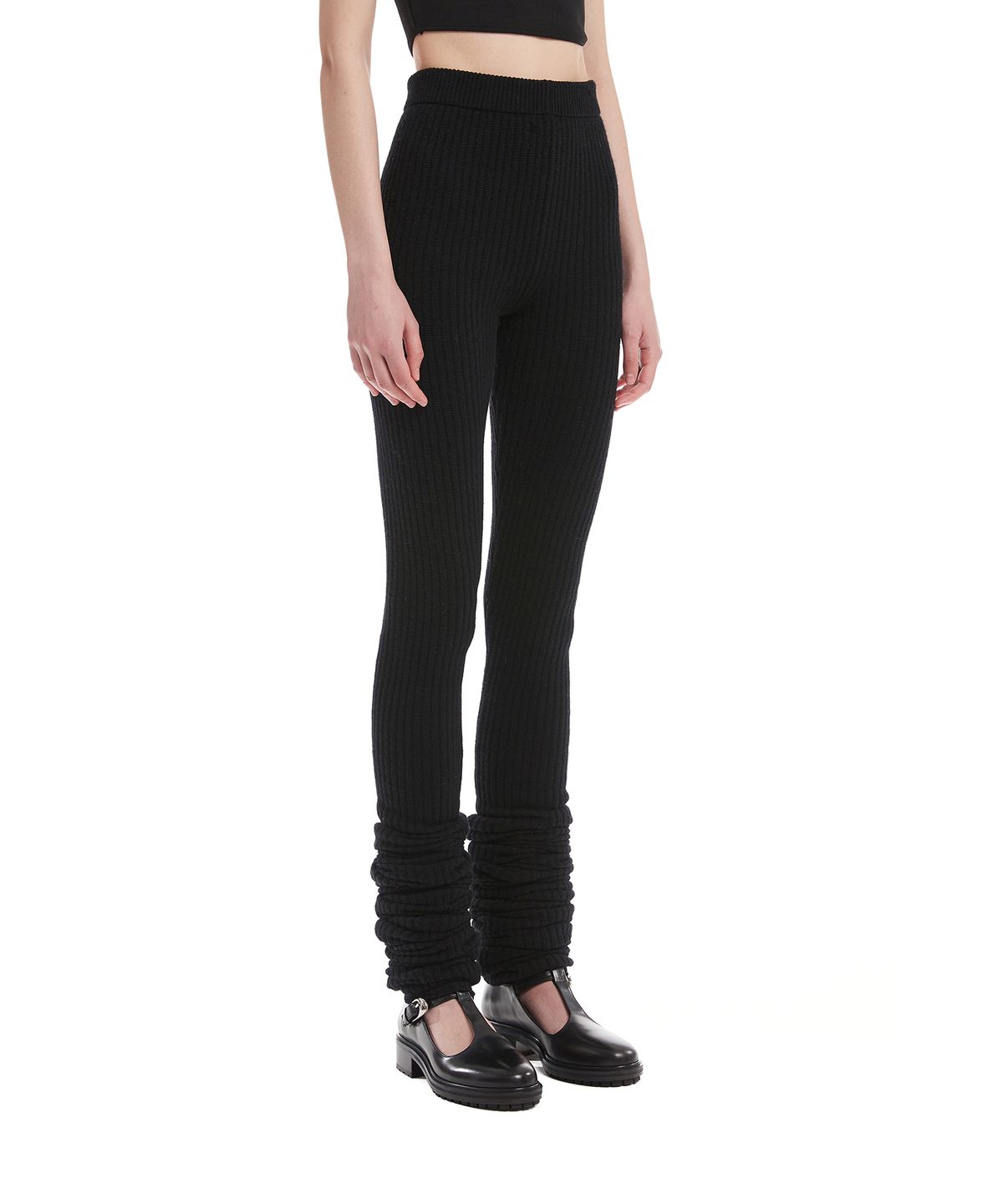 트렁크프로젝트(TRUNK PROJECT) Black Knit Leggings
