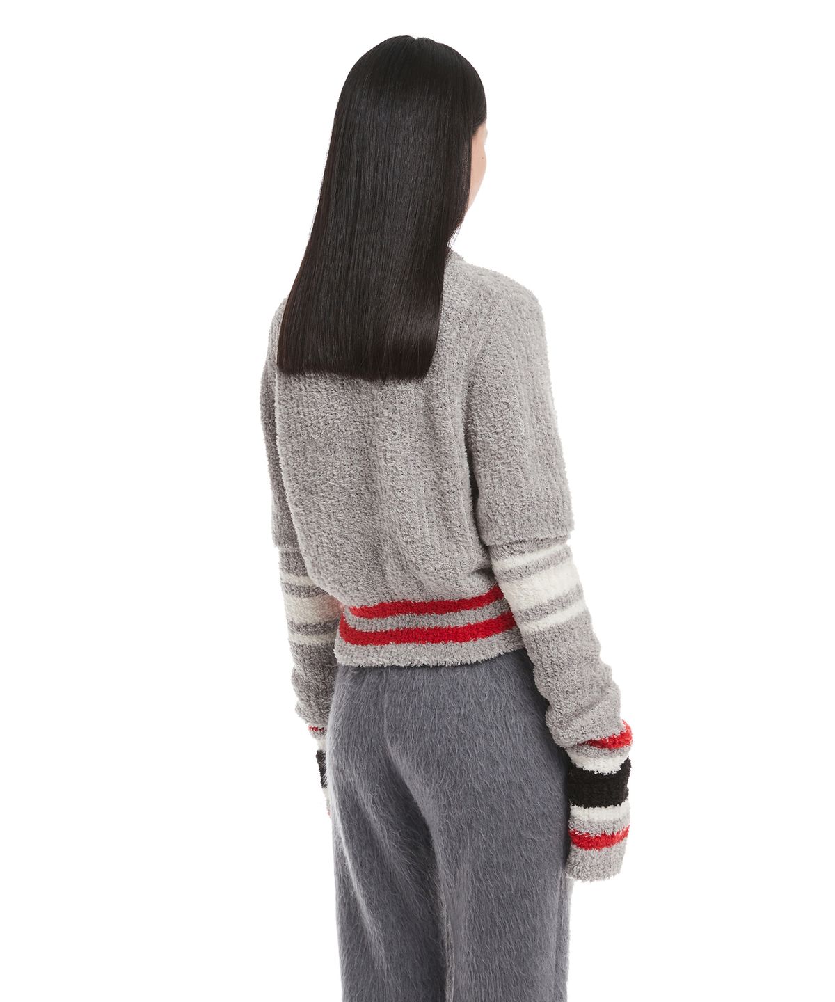 트렁크프로젝트(TRUNK PROJECT) Grey Detachable sleeves Sweater