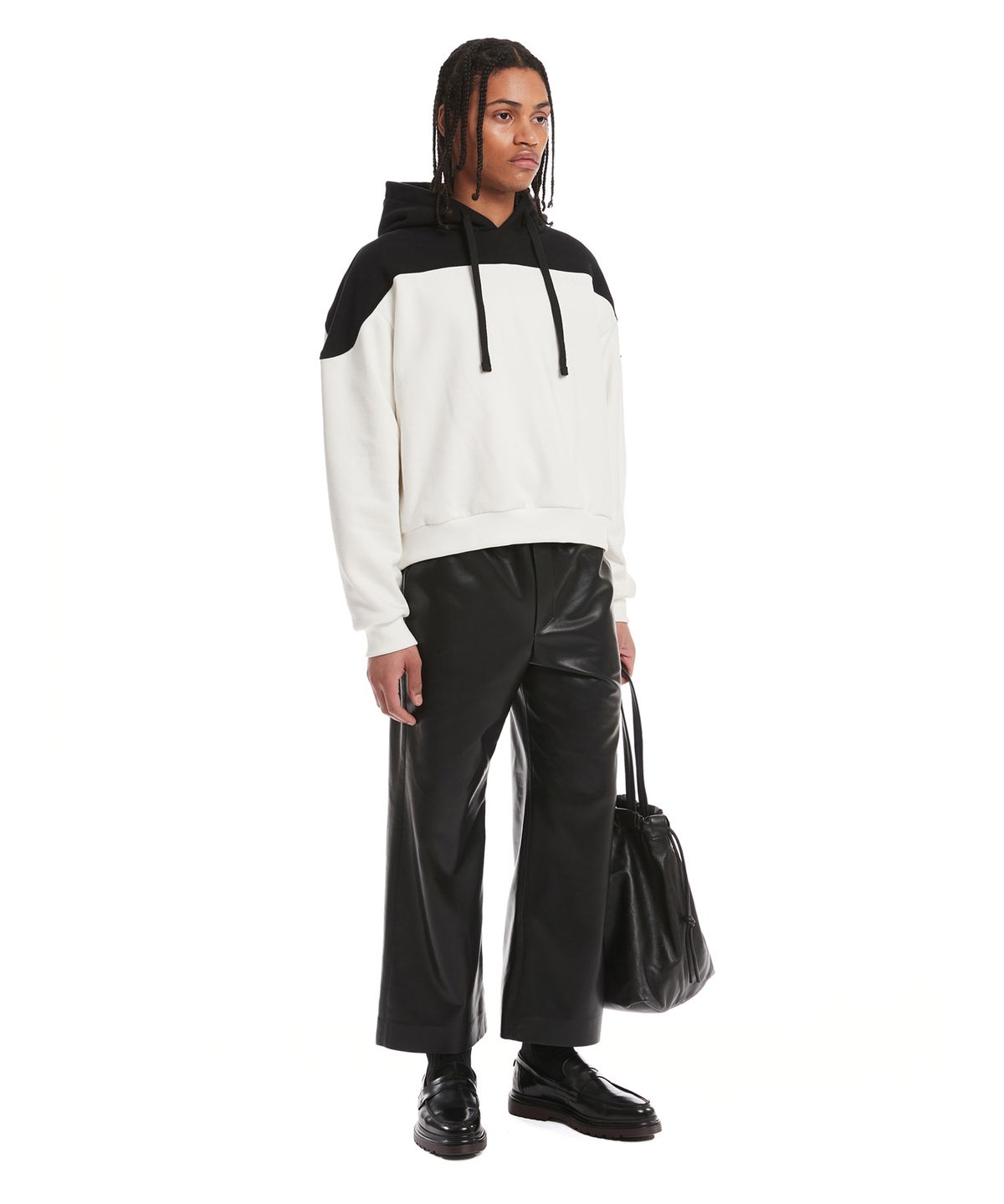 트렁크프로젝트(TRUNK PROJECT) White Paneled Hoodie