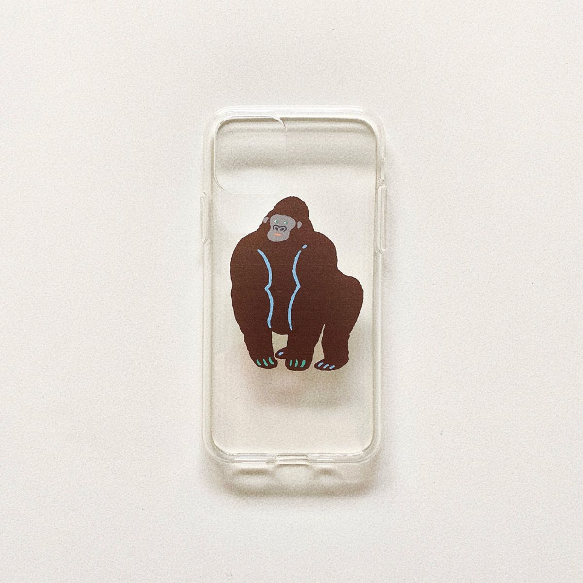 러브오낫(LOVE OR NOT) Gorilla Clear Jell-Hard Phonecase 젤하드케이스
