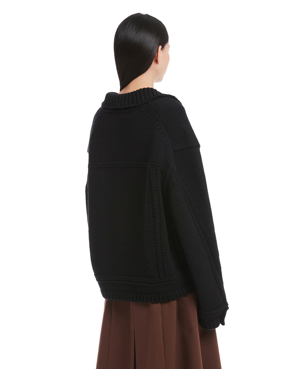 트렁크프로젝트(TRUNK PROJECT) Black Jacket Knit Cardigan