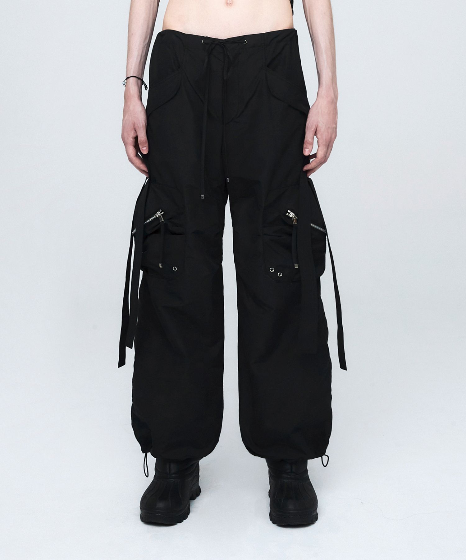 【NACHE】CONVEX TIE CARGO PANTS(UNISEX) / WHITE MUSINSA | NACHE CONVEX TIE CARGO PANTS (UNISEX) WHITE