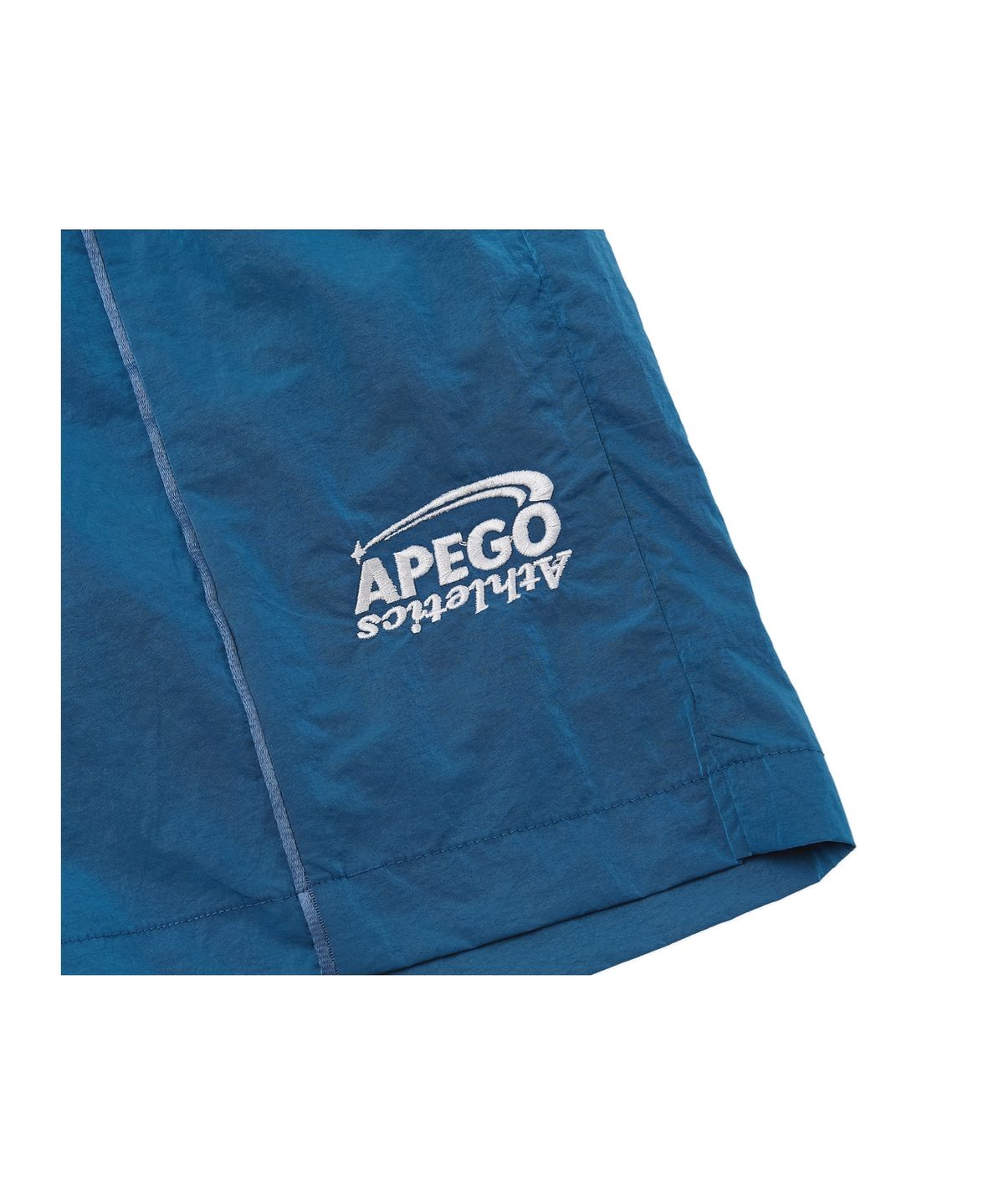 아페고 스포츠(APEGO SPORTS) 파이핑 라인 우븐 와이드 쇼츠 블루