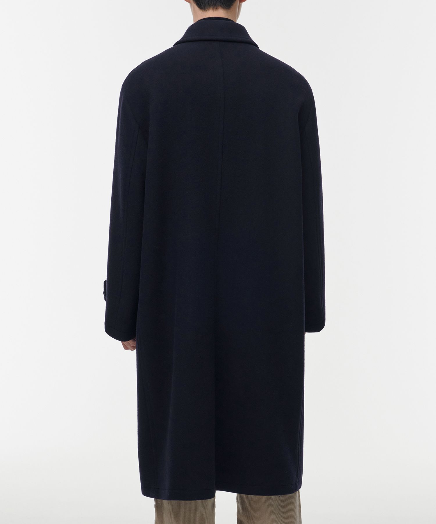 MUSINSA | MUSINSA STANDARD Wool Blend Oversized Balmacaan Duffle