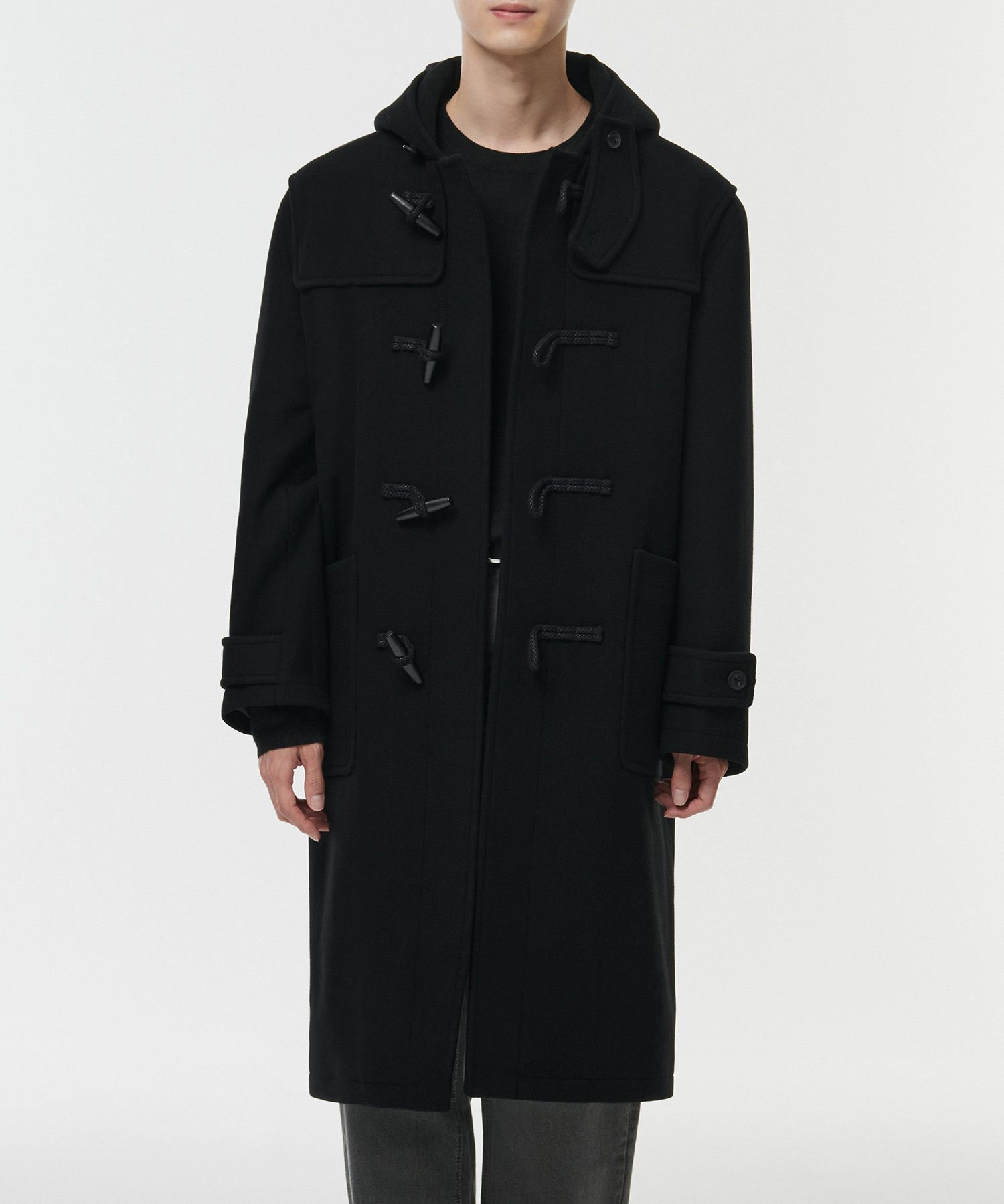 【新品】CLANE OVER MAXI DUFFLE COAT CLANE クラネコートOVER MAXI DUFFLE COAT ネイビー