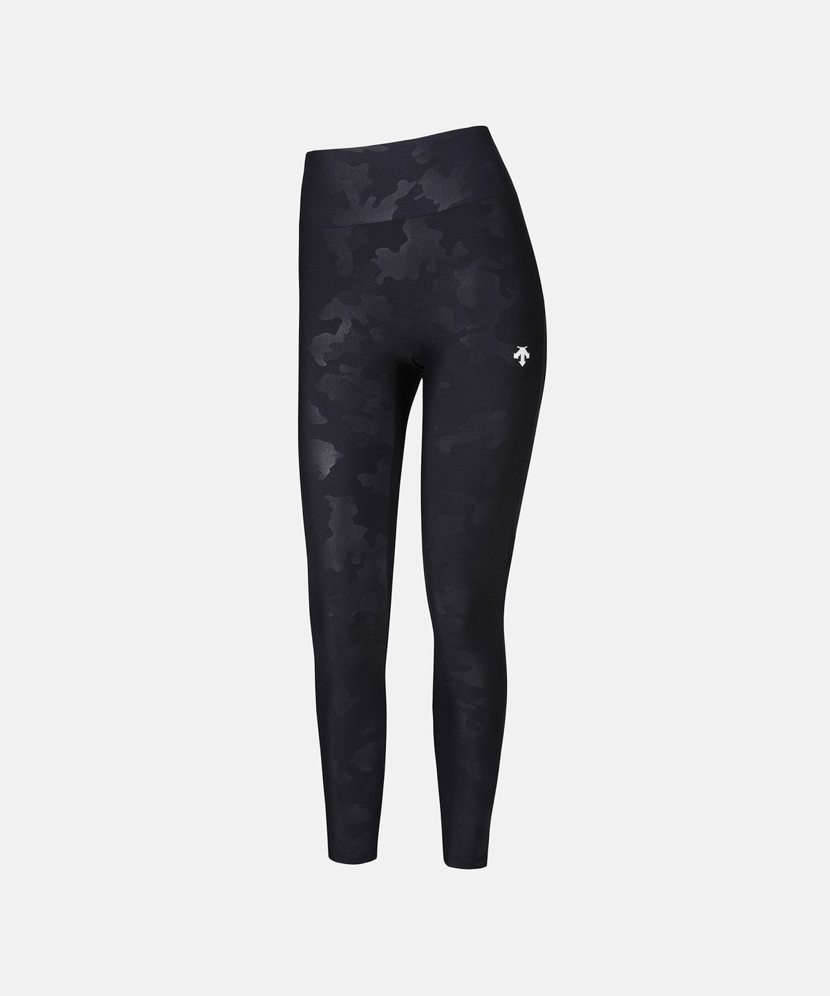 데상트(DESCENTE) 여성 패턴 배색 레깅스 블랙(SO322TKL72)