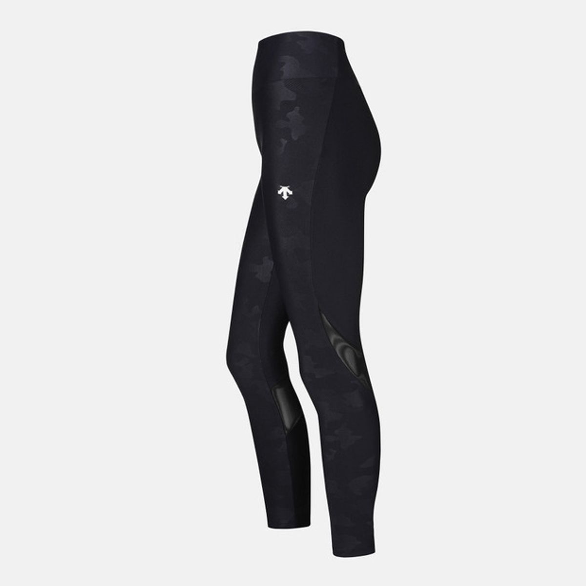 데상트(DESCENTE) 여성 패턴 배색 레깅스 블랙(SO322TKL72)