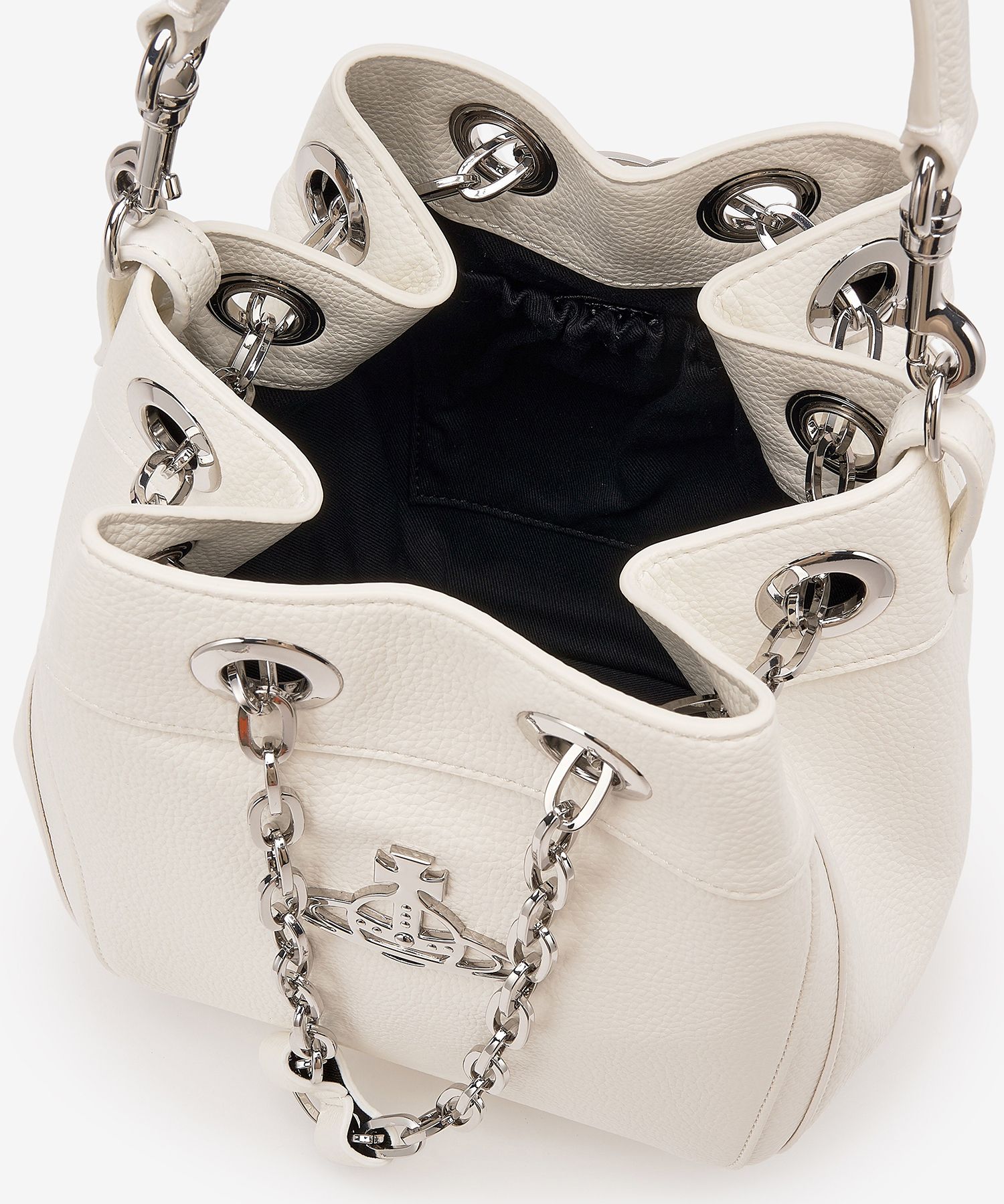 トートバッグ Vivienne Westwood [Vivienne Westwood] Chrissy medium bucket Chrissy Medium Bucket Bag in GREEN | Vivienne Westwood®