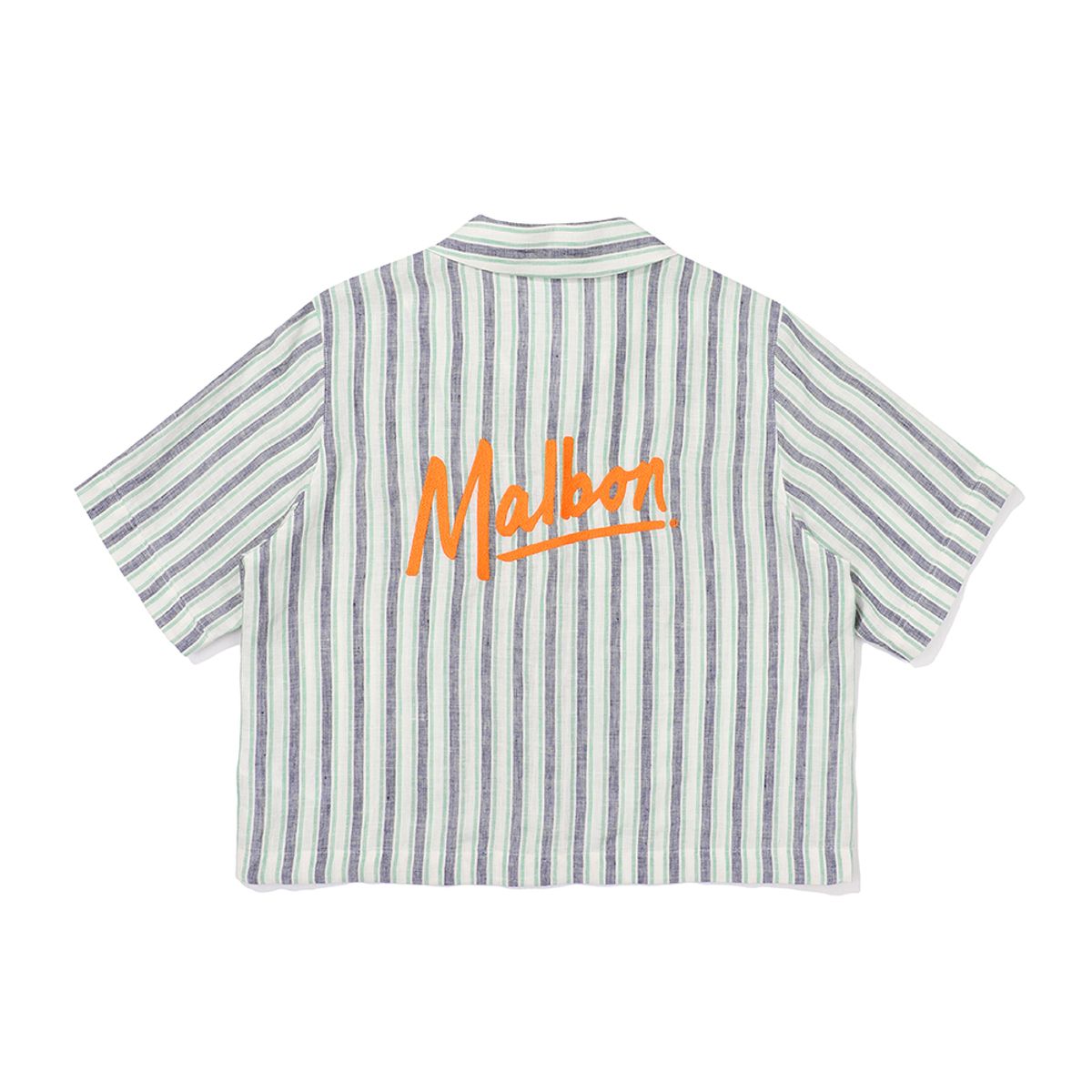 말본 골프(MALBON GOLF) 토코토코 스트라이프 셔츠 GREEN (WOMAN)