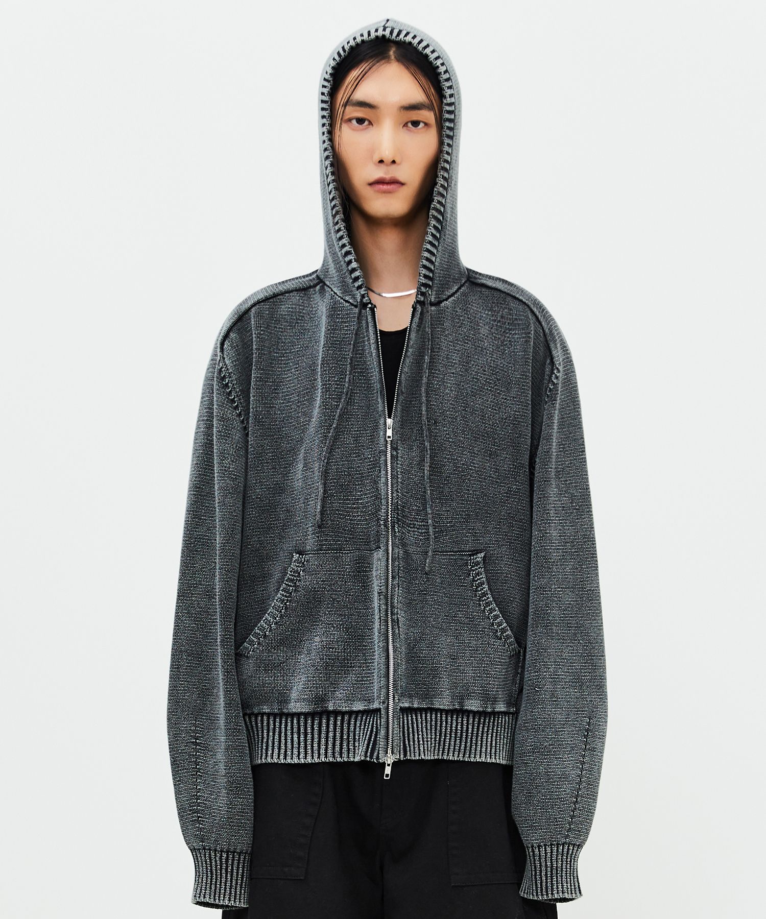 【TLLDAWN】 ART HOOD ZIPUP CHARCOAL Avicii Zip Hood Charcoal – Avicii Official Merchandise