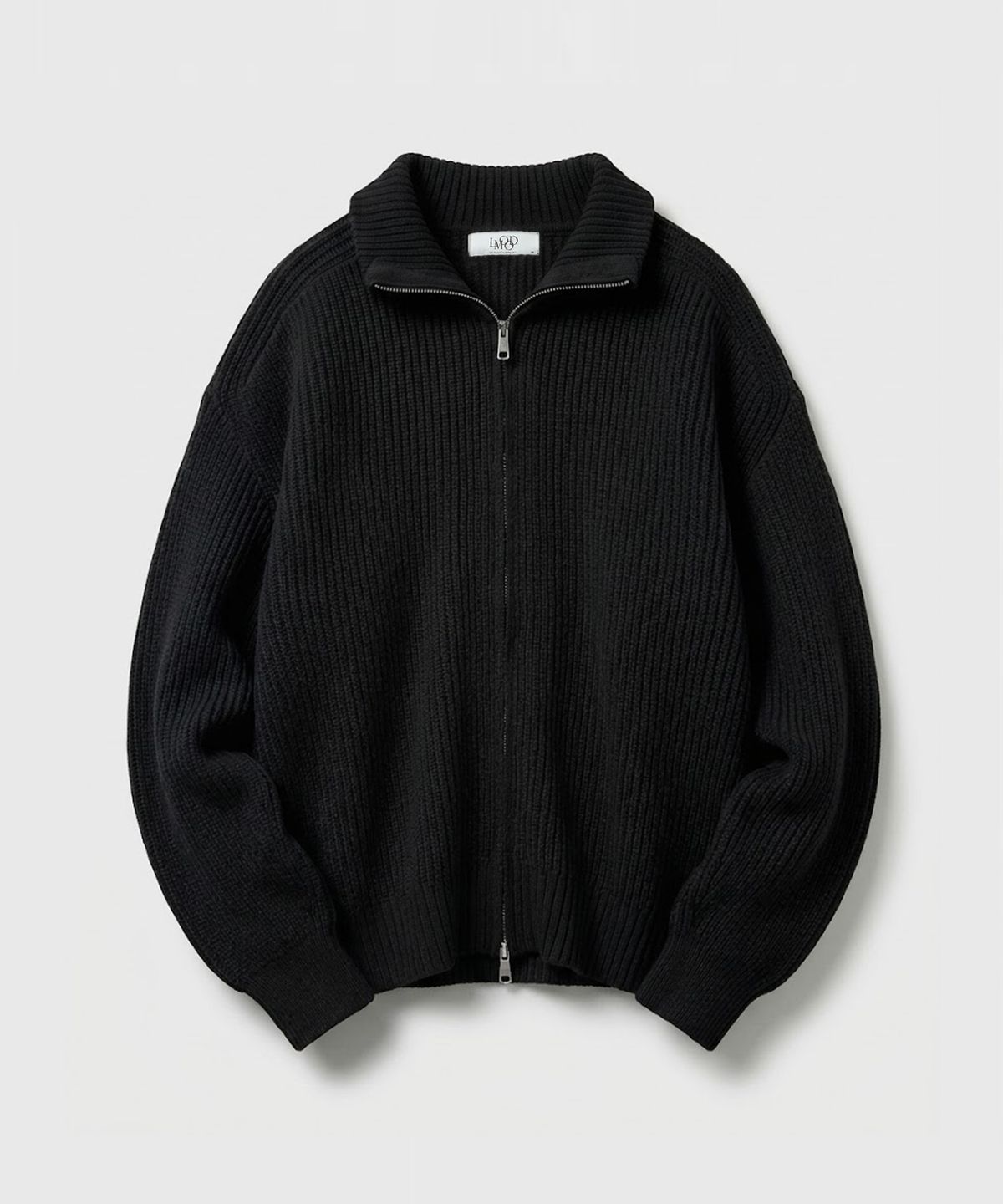 엘무드(LMOOD) 브룩 하이넥 니트 집업 ( 3COLOR )