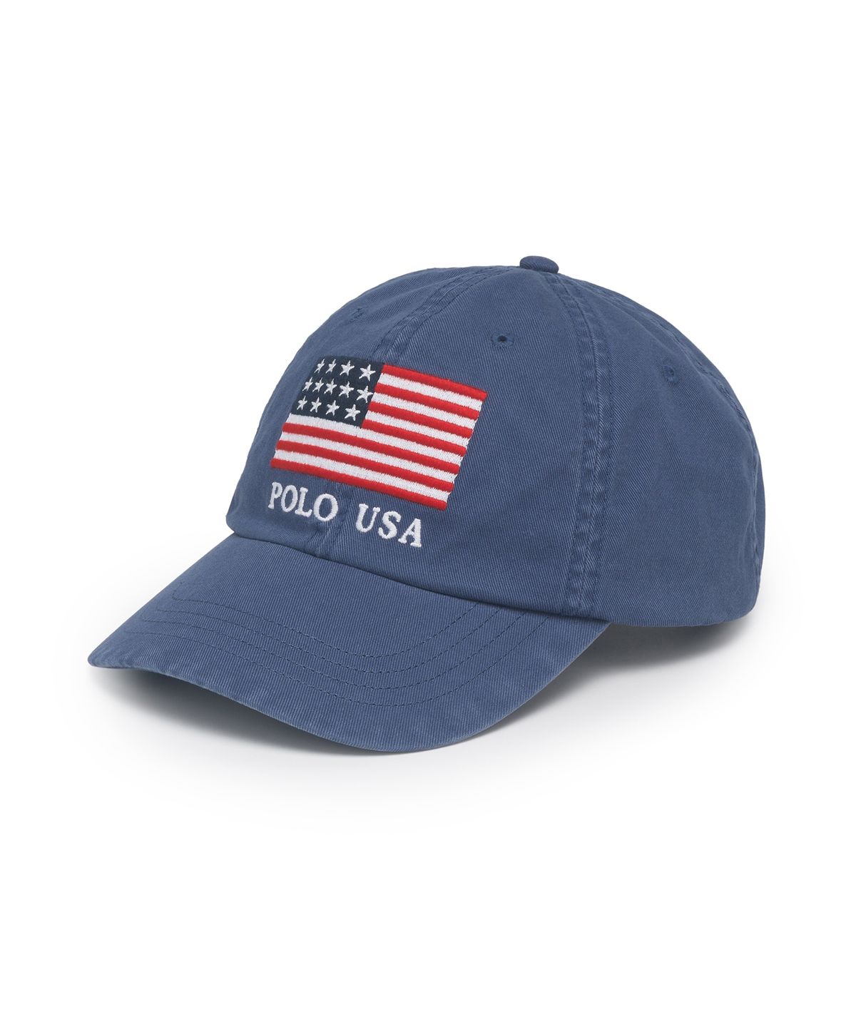 폴로 랄프 로렌(POLO RALPH LAUREN) 플래그 치노 볼 캡 - 네이비