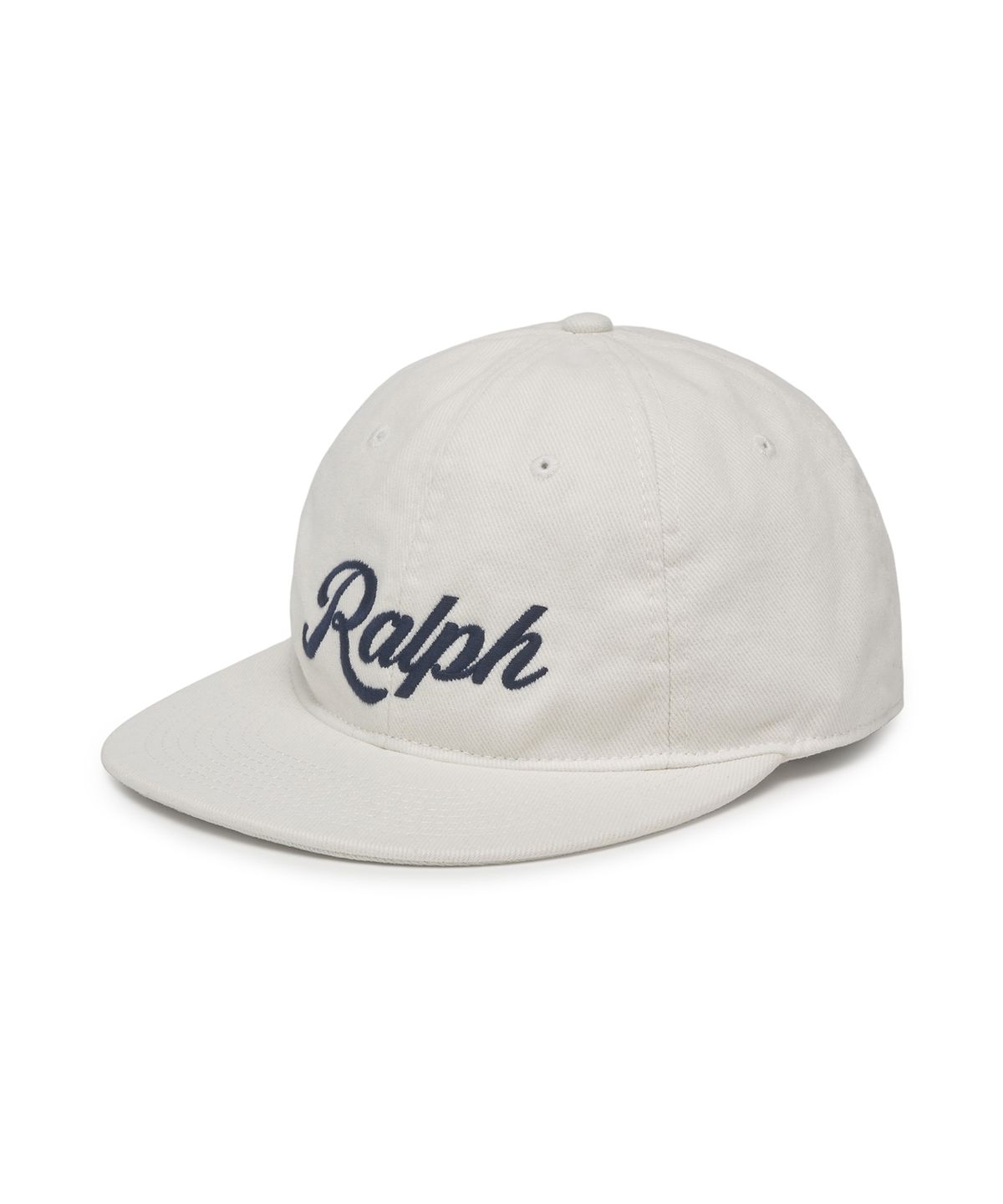 폴로 랄프 로렌(POLO RALPH LAUREN) 아플리케 트윌 볼 캡 - 화이트