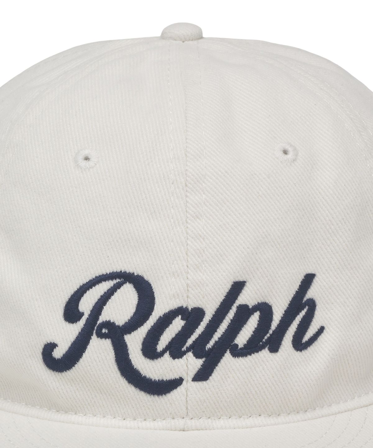 폴로 랄프 로렌(POLO RALPH LAUREN) 아플리케 트윌 볼 캡 - 화이트