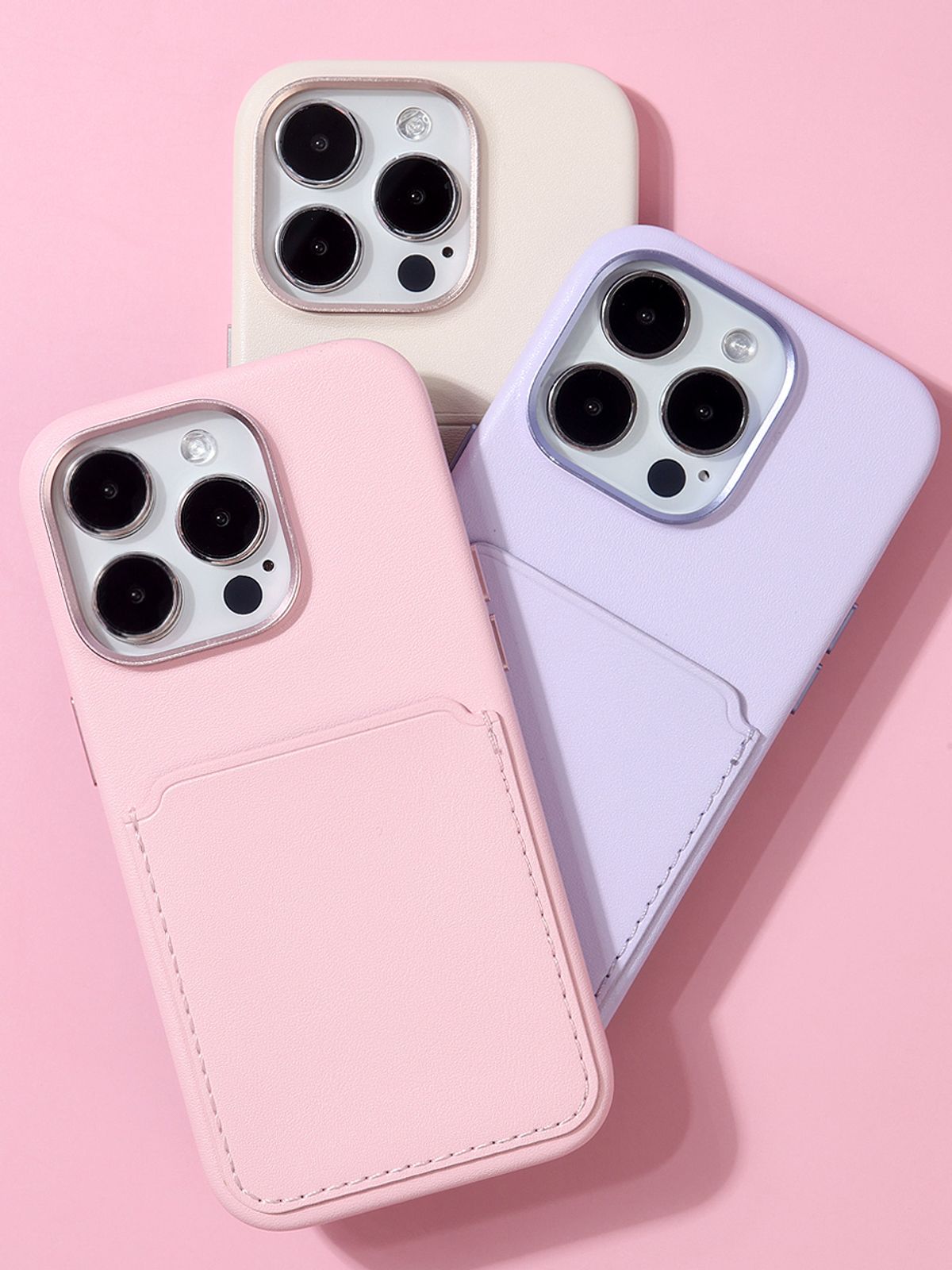 디자인스킨(DESIGNSKIN) 풀커버 카드 포켓 케이스-퍼플