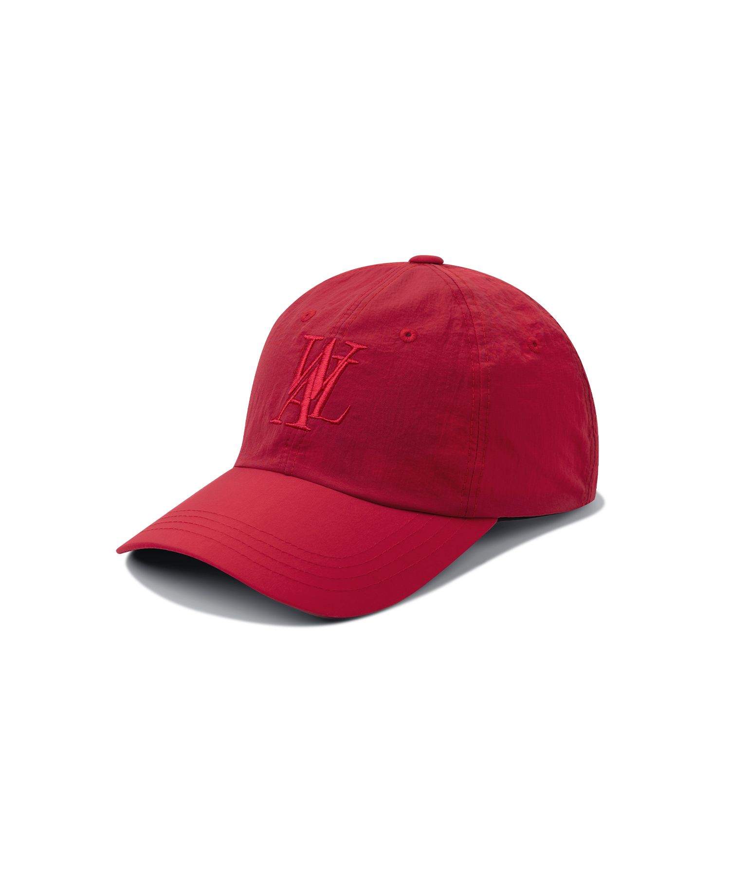 キャップ WOOALONG Deep signature nylon ball cap RED WL240WCA03URED MUSINSA | WOOALONG Deep signature nylon ball cap - RED